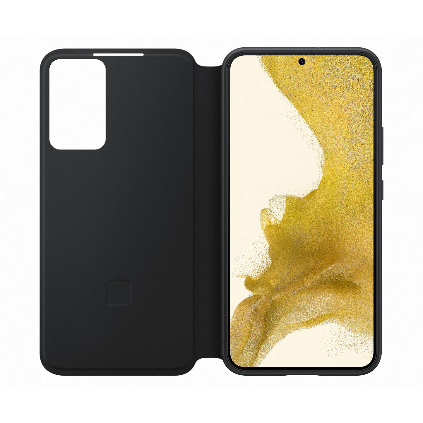 Samsung Clear View cover - black - for Samsung Galaxy S22+