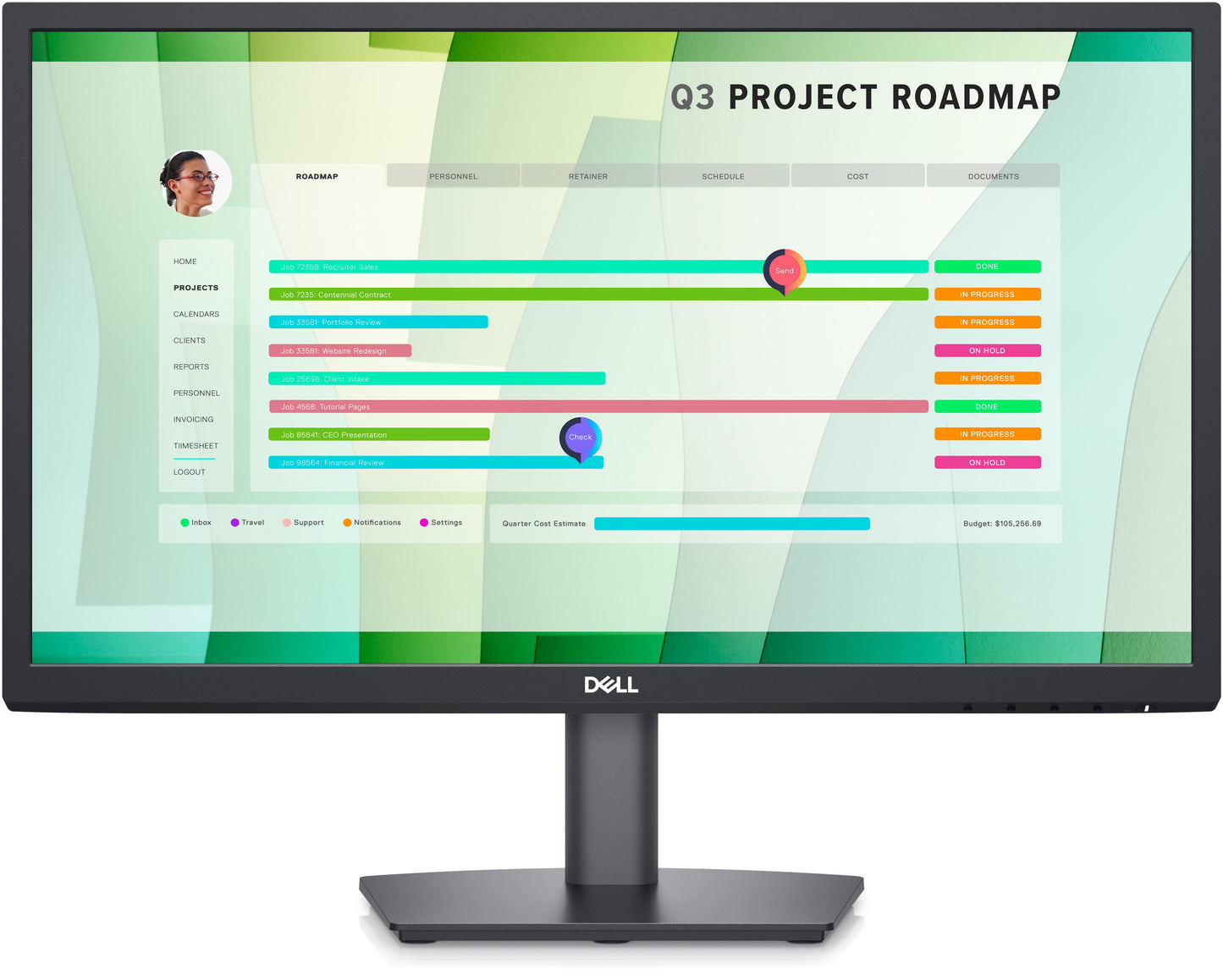 Dell 22 Monitor E2223HN 54.48cm (21.5IN) DELL-E2223HN