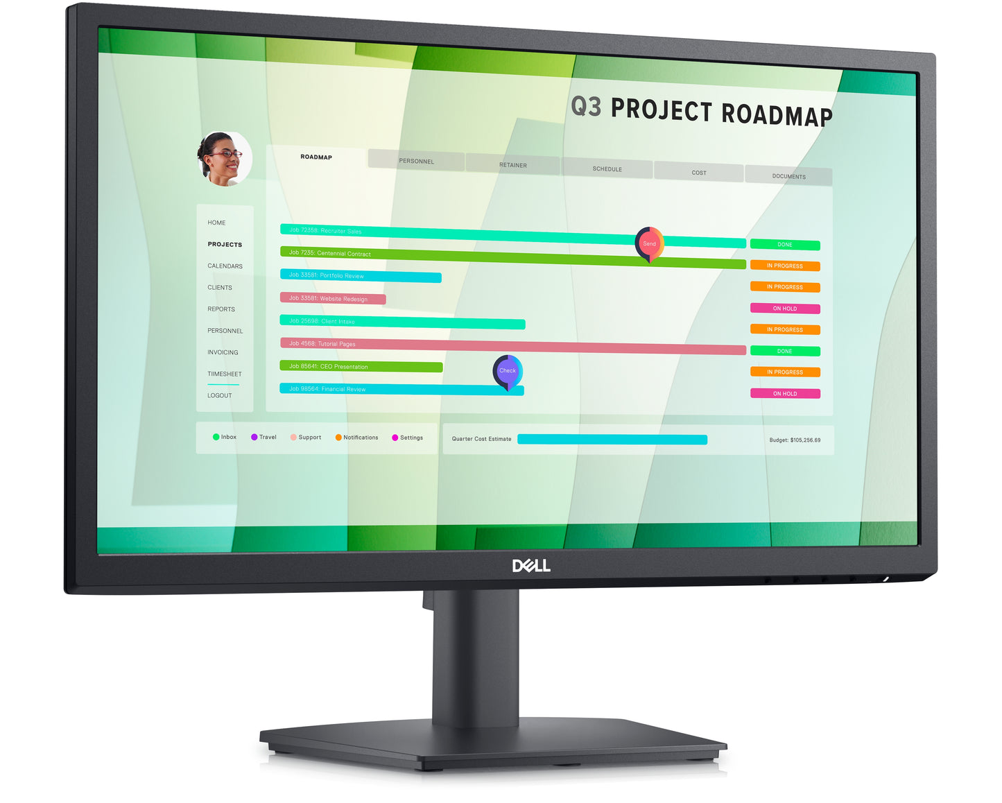 Dell 22 Monitor E2223HN 54.48cm (21.5IN) DELL-E2223HN