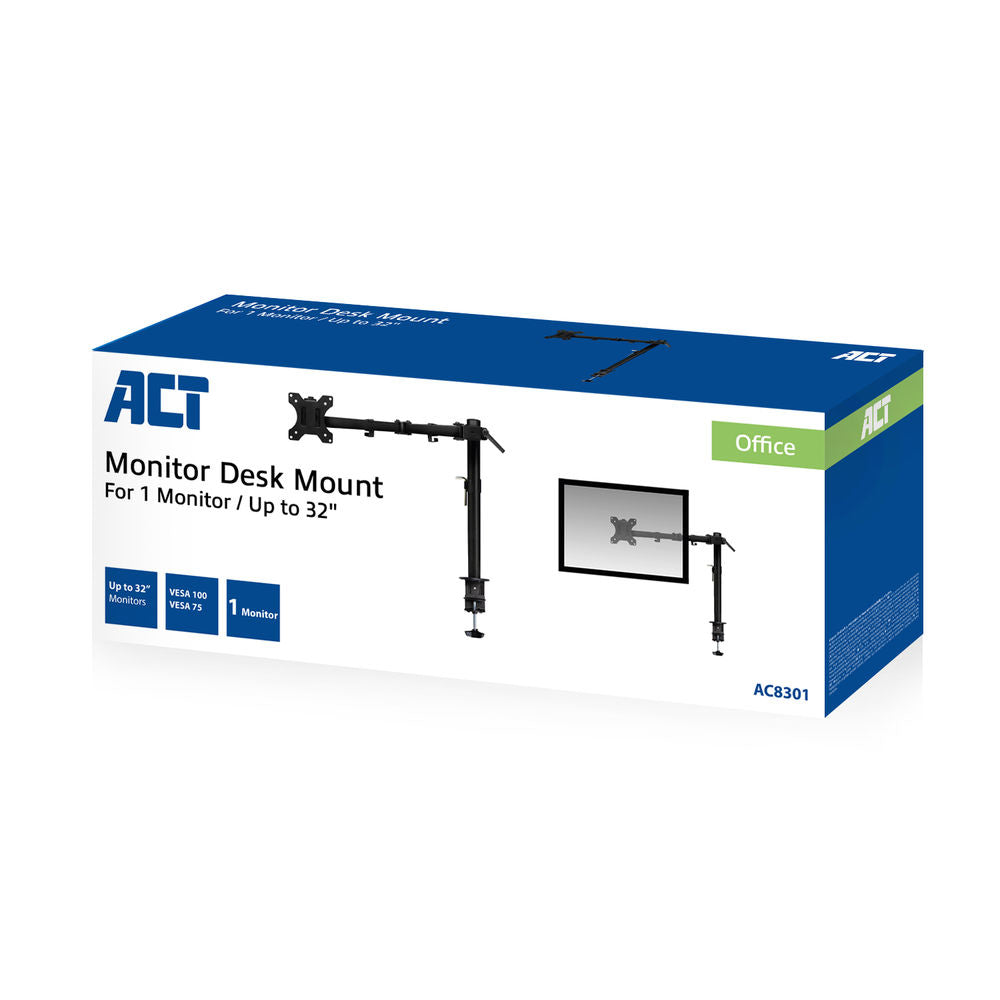 ACT Monitor desk mount stand 1 Screen