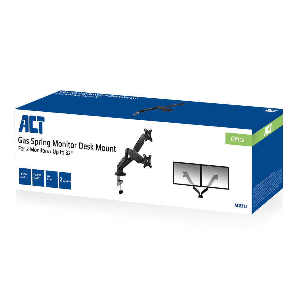 ACT Monitor desk mount stand gas spring 2 LCD