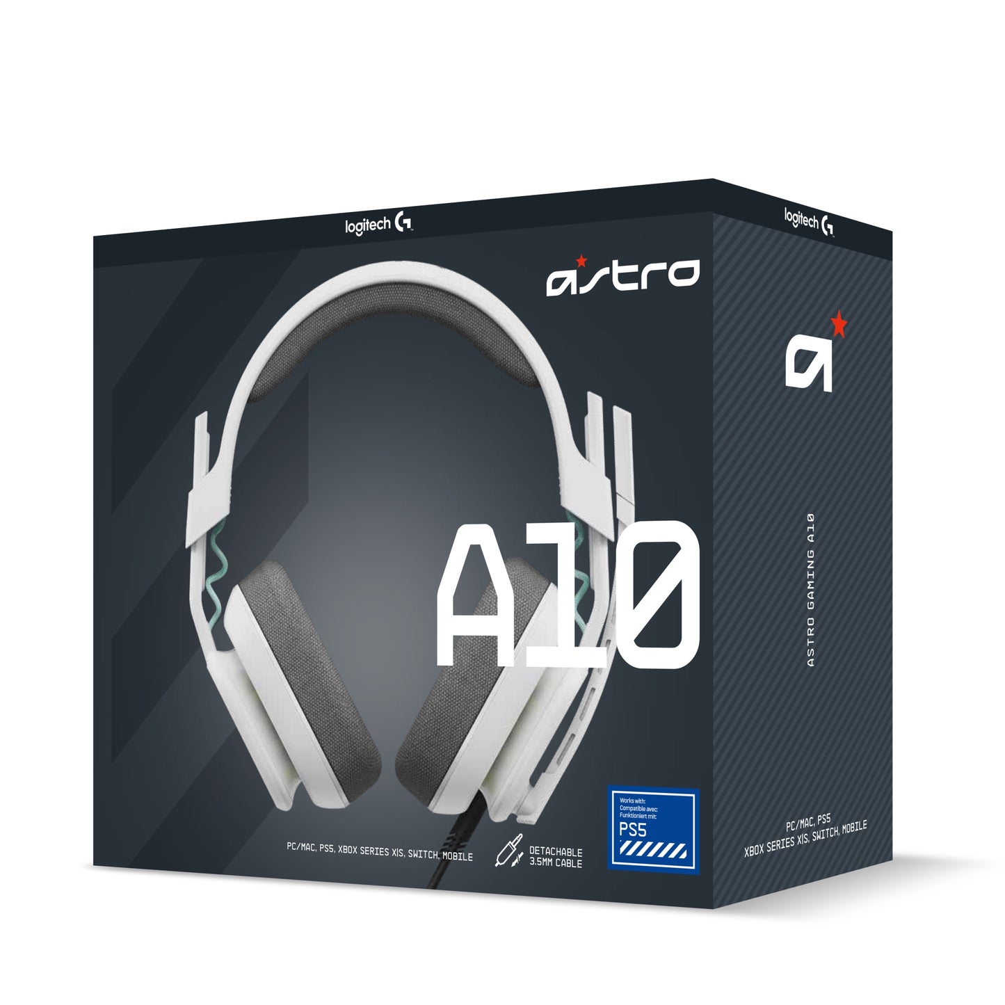 Logitech Astro A10 Gaming Headset White