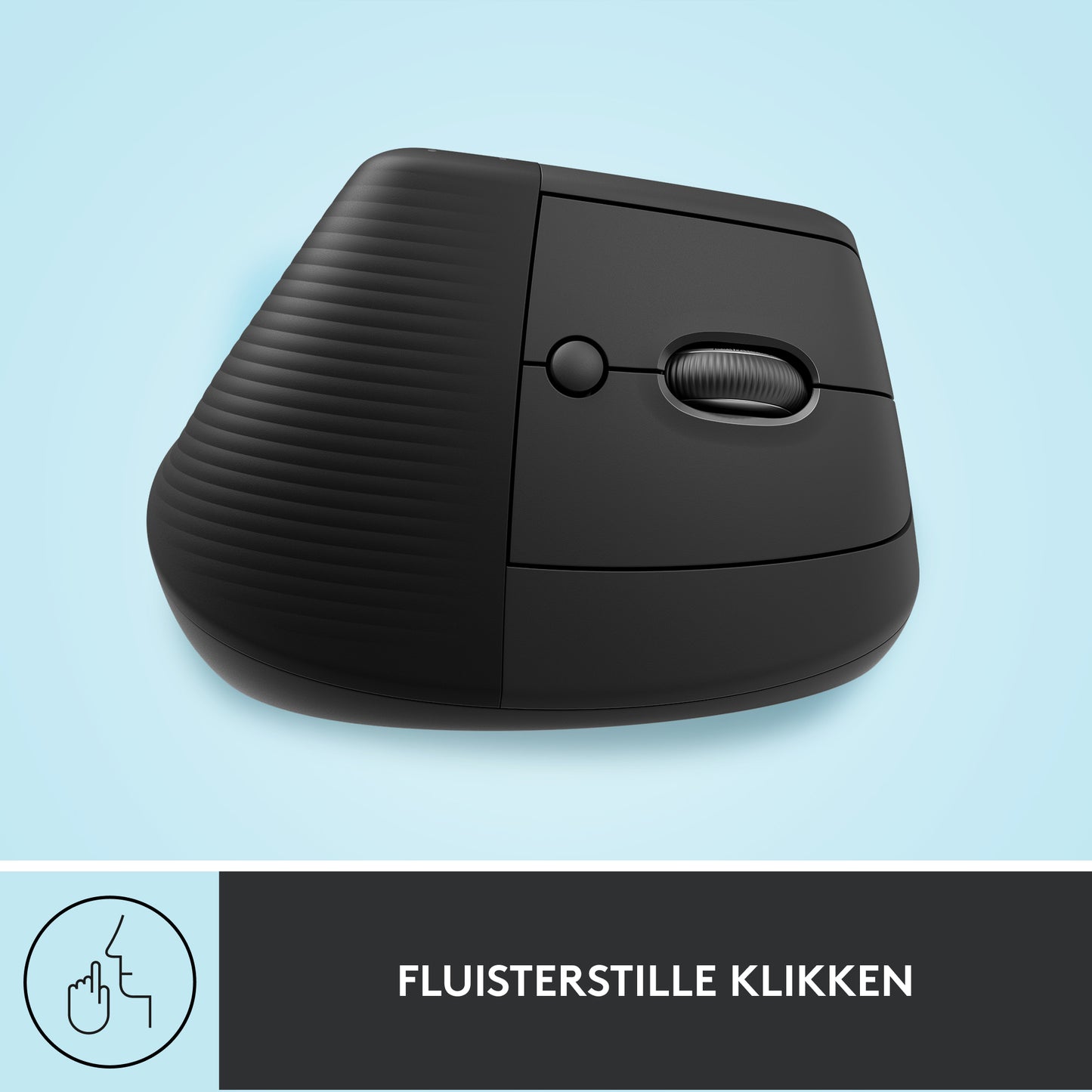 LOGITECH LIFT Right Vertical Ergonomic Mouse - GRAPHITE / BLACK - EMEA