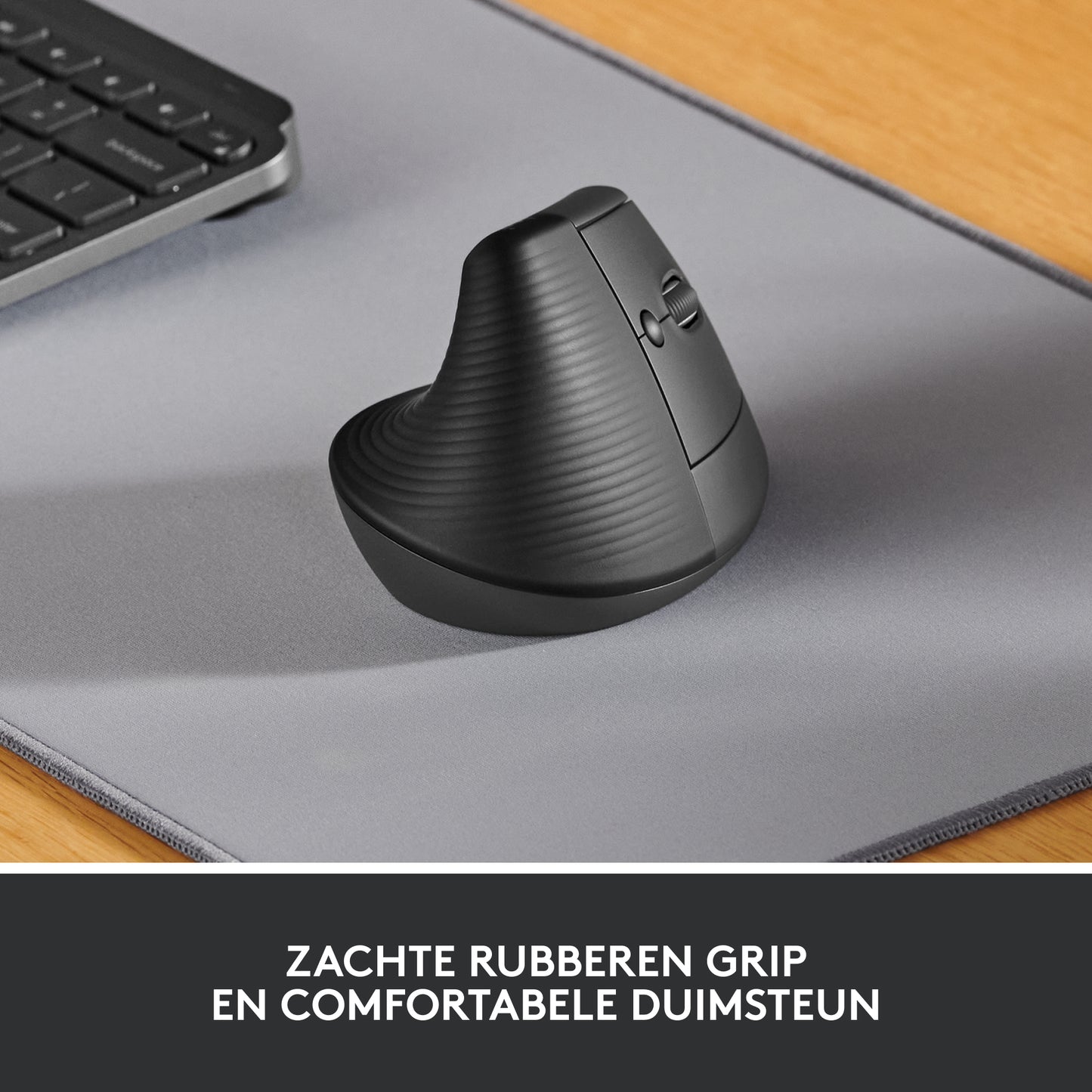 LOGITECH LIFT Right Vertical Ergonomic Mouse - GRAPHITE / BLACK - EMEA