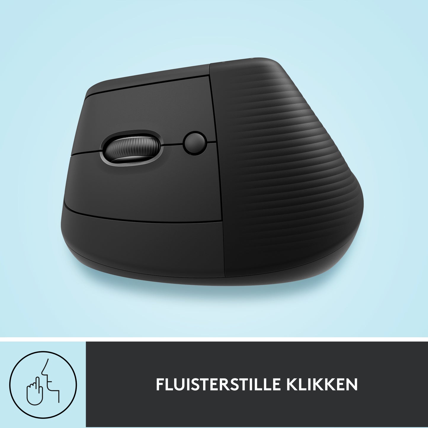 LOGITECH LIFT Left Vertical Ergonomic Mouse - GRAPHITE / BLACK - EMEA