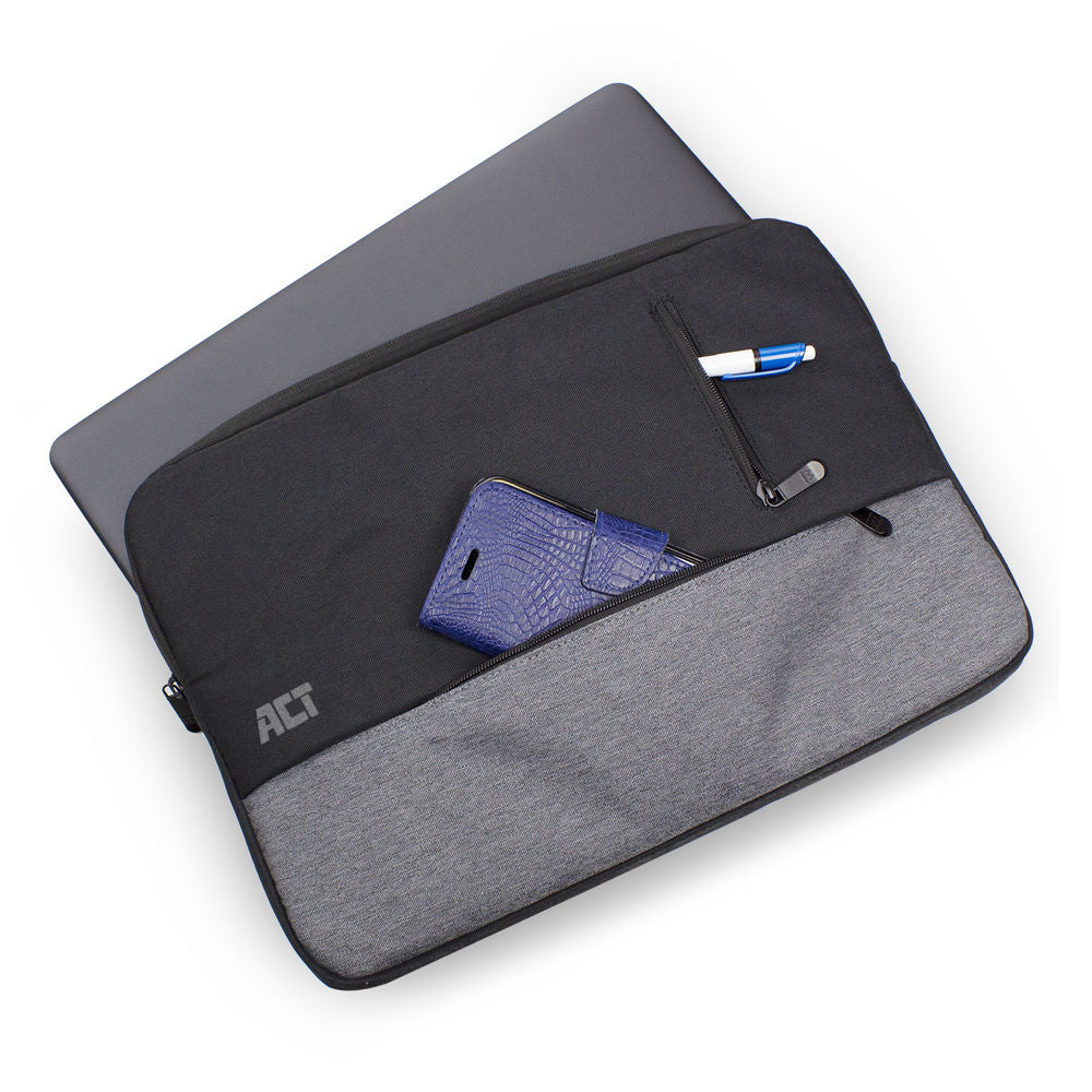 ACT Urban, laptop sleeve 14.1 inch, zwart/grijs