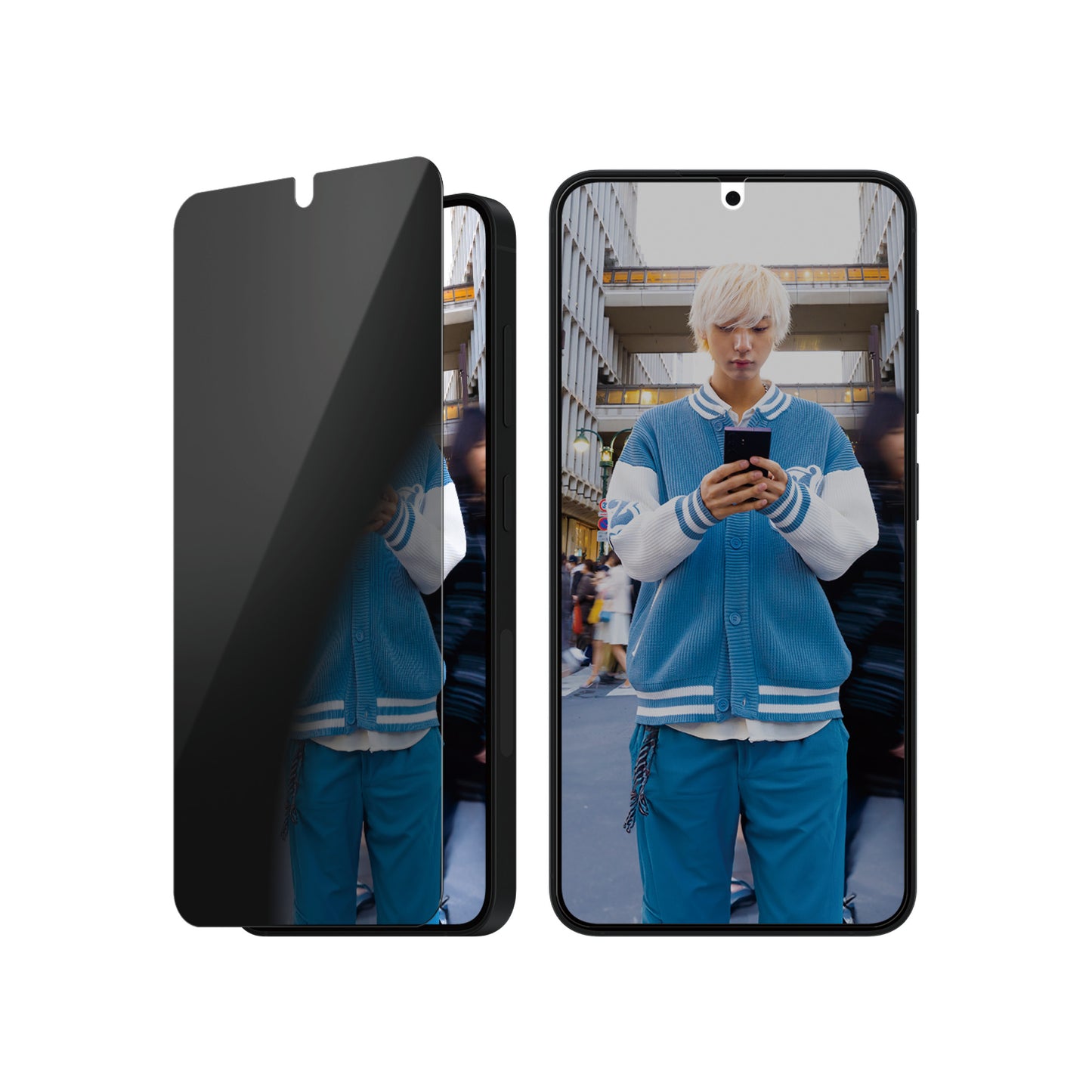 PanzerGlass Privacy Screen Protector - Clear - voor Samsung Galaxy S25