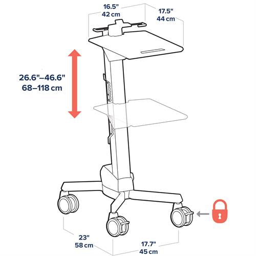 Neo-Flex Value Notebook Cart 24-205-214