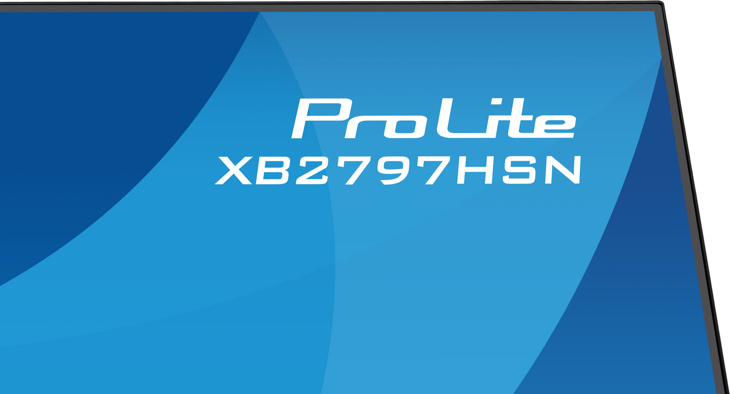 Iiyama Prolite XB2797HSN-B1 27WIDE LCD, 1920 x 1080, 100 Hz IPS panel, LED Bl., Adaptive Sync, USB-Hub (2xOut v3.2 +2xUSB-C(7,5 Watt)), Piv