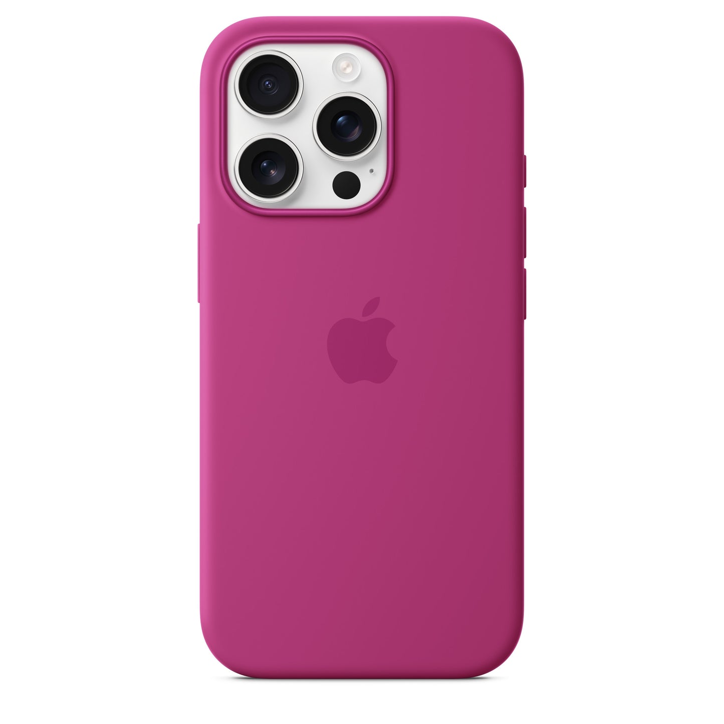 iPhone 16 Pro Silicone Case with MagSafe - Fuchsia