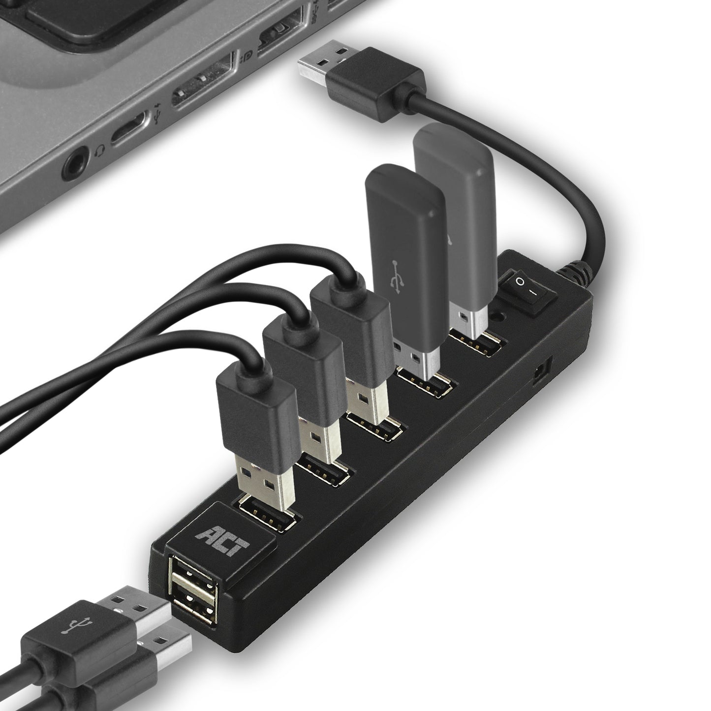 ACT USB2.0 HUB 7 PORT