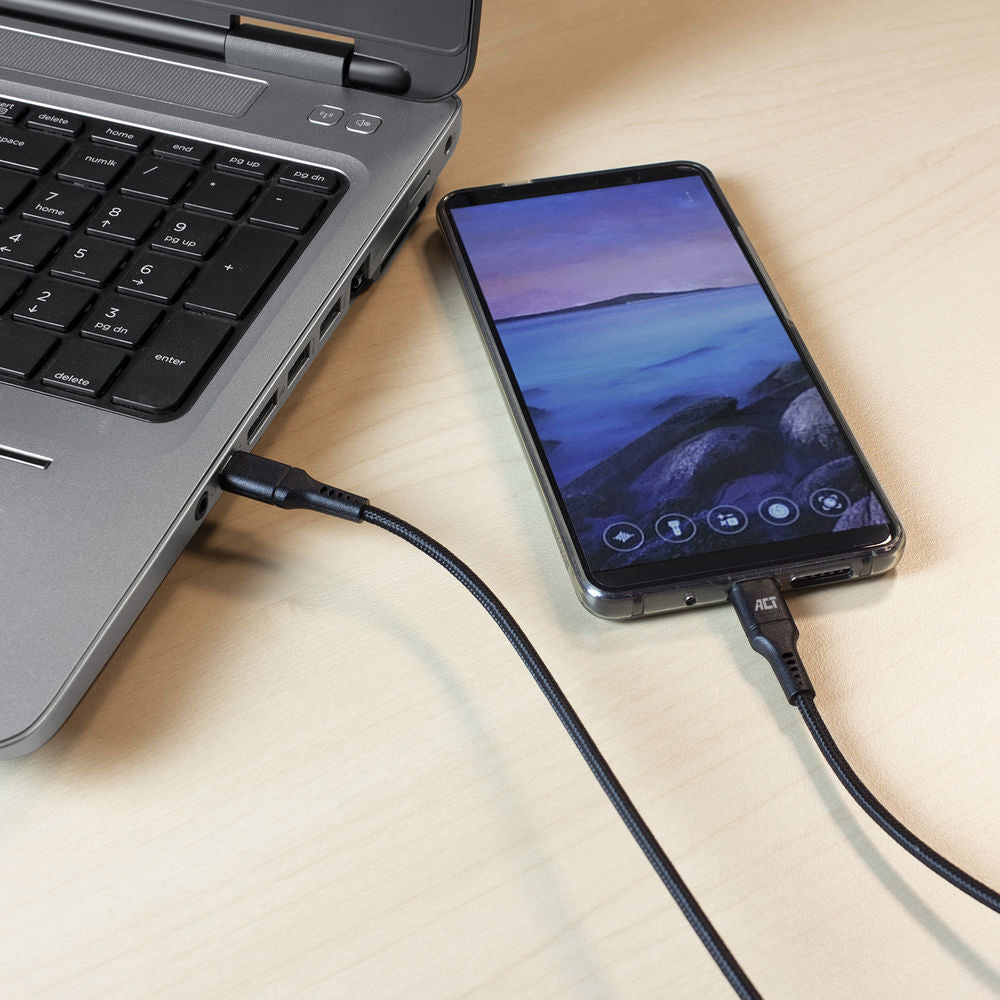 ACT USB 2.0 aansluitkabel C male - C male 1 meter