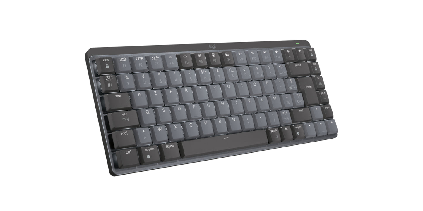 Logitech MX Mechanical Mini Minimalist Wireless Illuminated Keyboard - GRAPHITE - FR Azerty