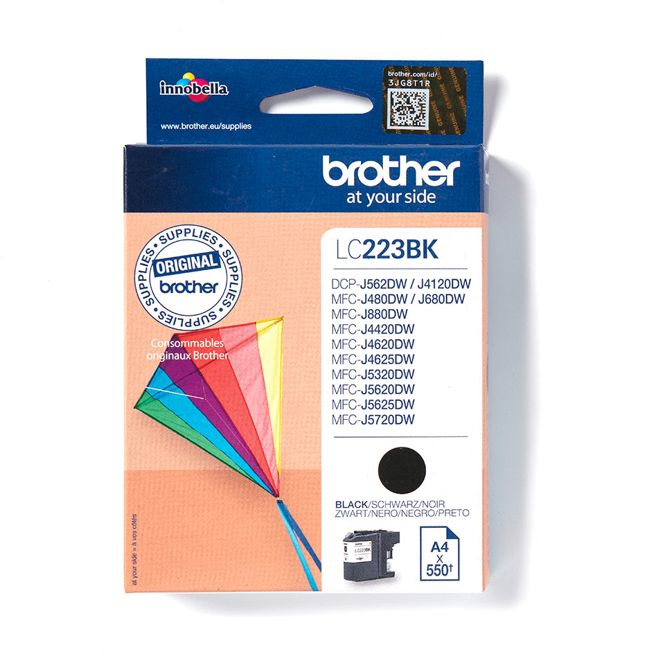 Brother LC223BK zwart inktpatroon