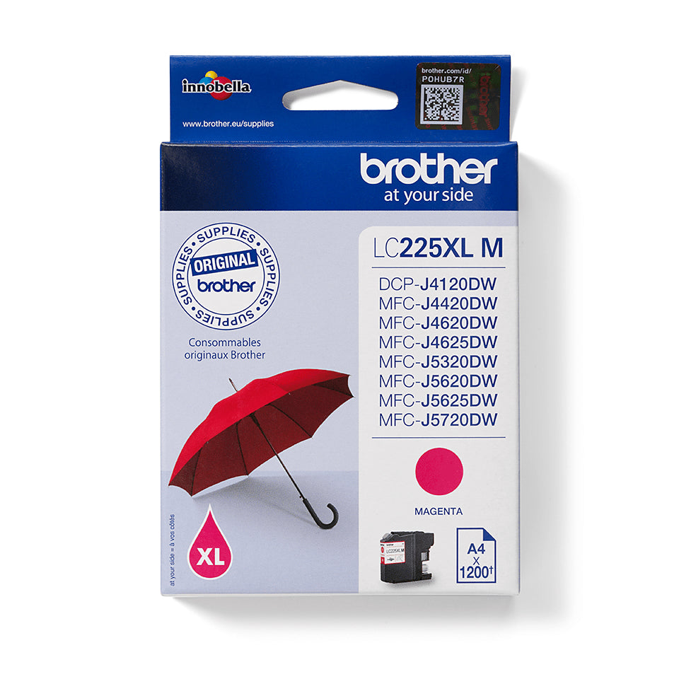 Brother LC225XLM inktcartridge magenta