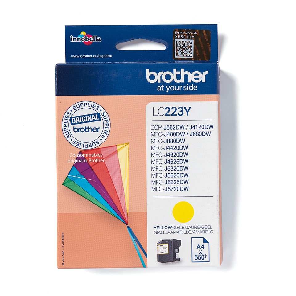 Brother LC223Y inktcartridge geel