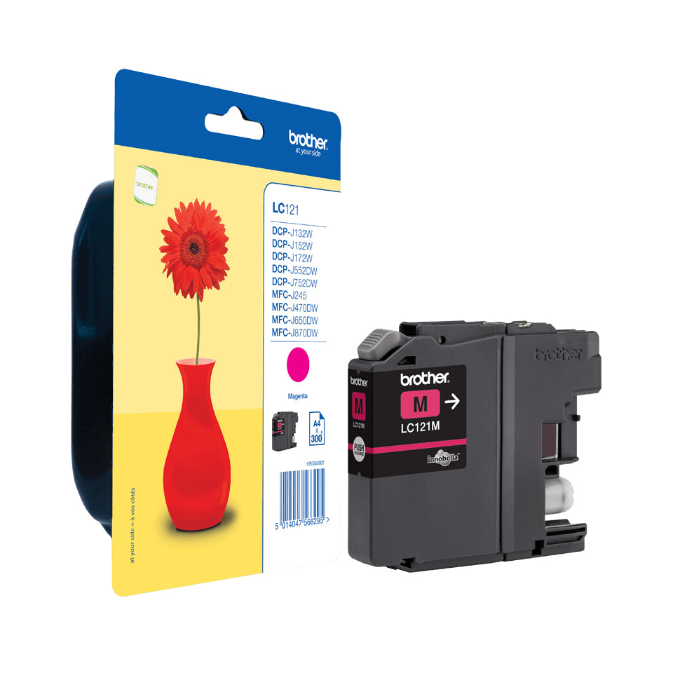 LC-121 inktcartridge magenta standard capacity 300 pagina's 1-pack