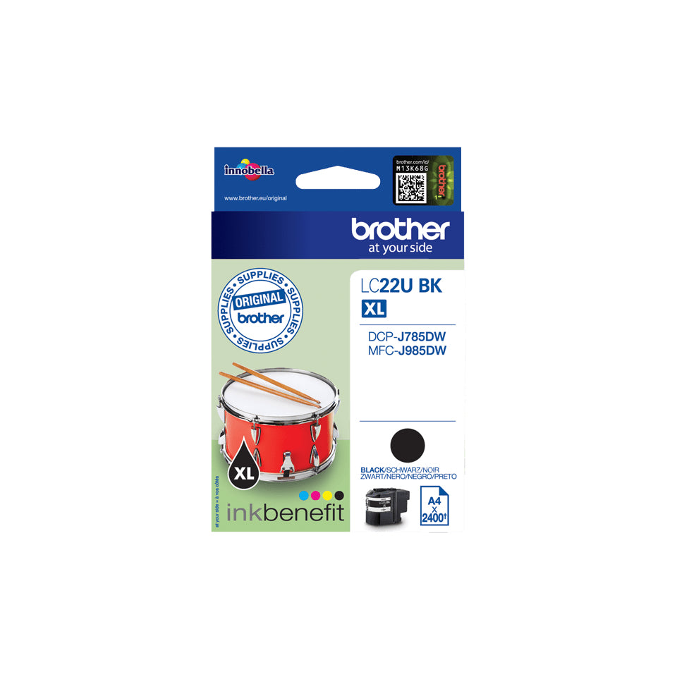 Brother LC-22UBK inktcartridge zwart