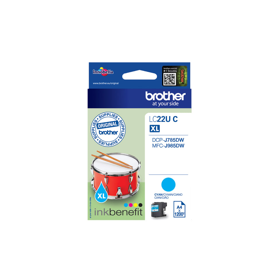 Brother LC-22UC inktcartridge cyaan