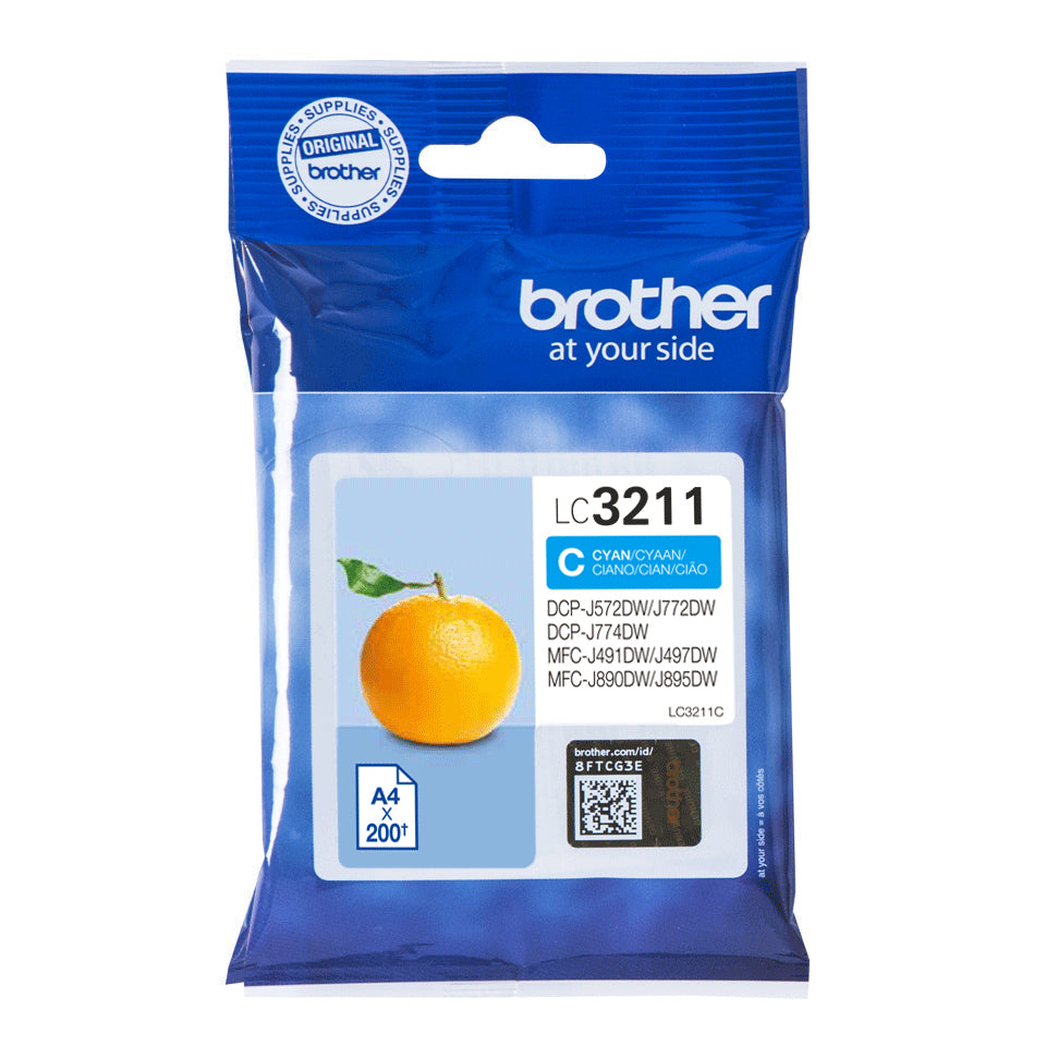 BROTHER LC3211C CARTRIDGE