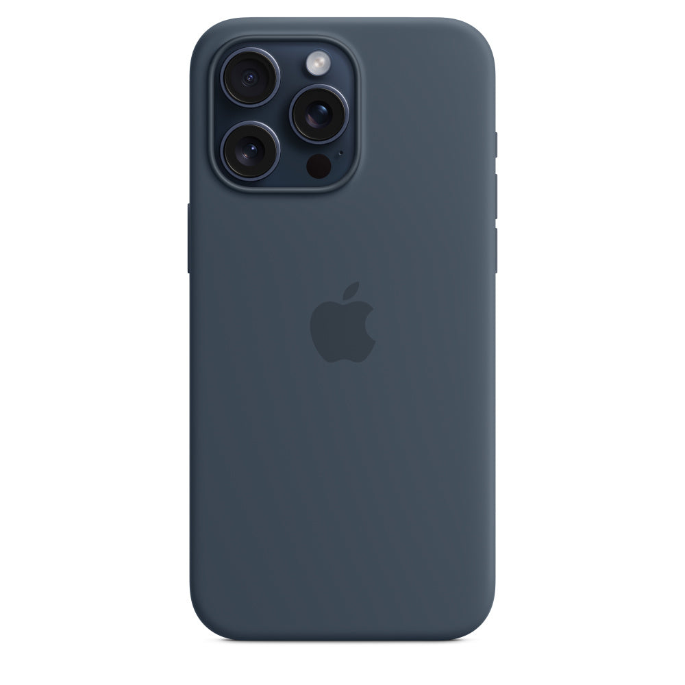 Apple iPhone 15 Pro Max Sil Case MS Blue