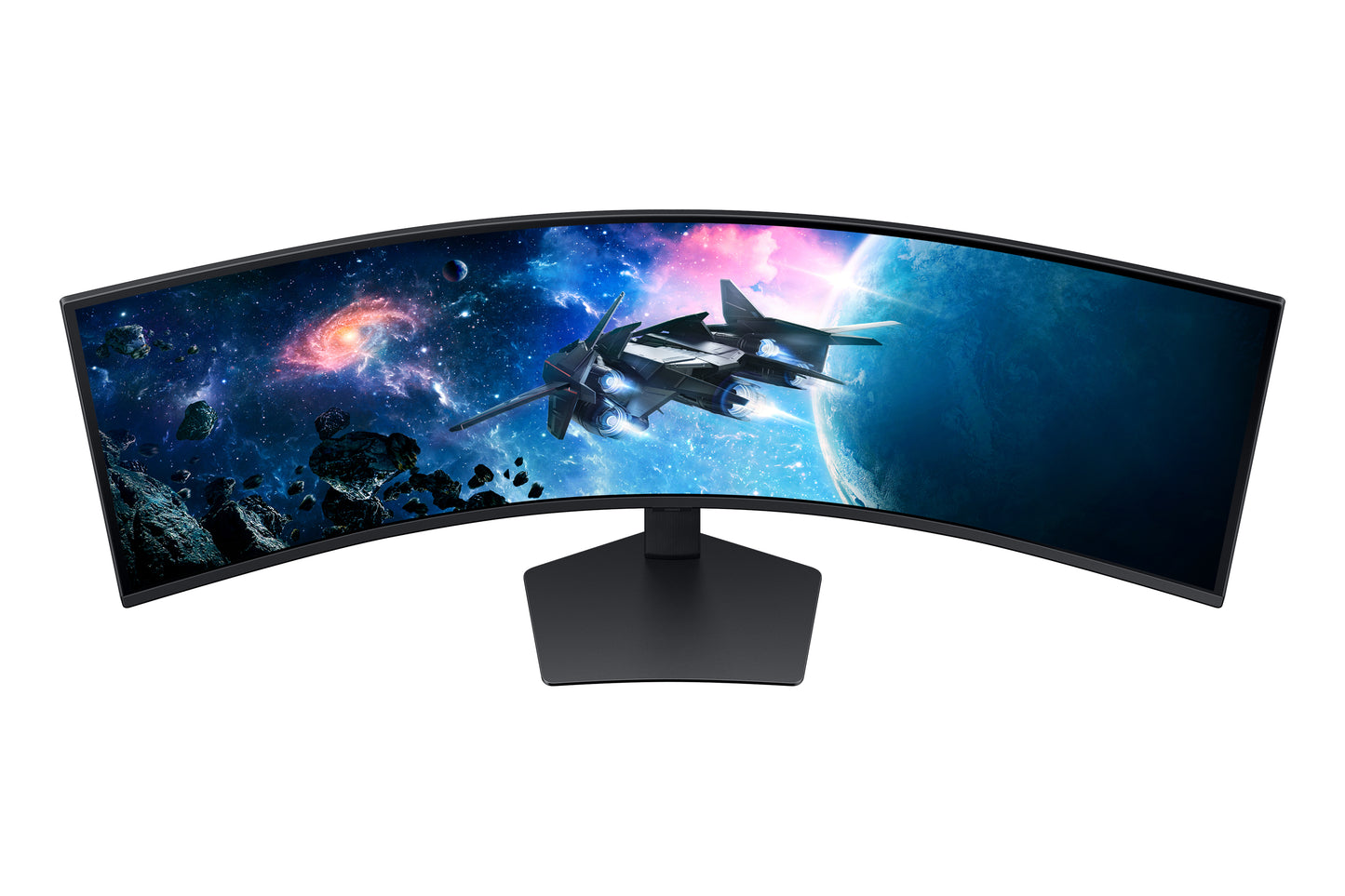 Samsung 49 Inch Dual QHD (5120x1440) curved monitor, 240Hz, 1ms, 2x HDMI, DisplayPort, HAS