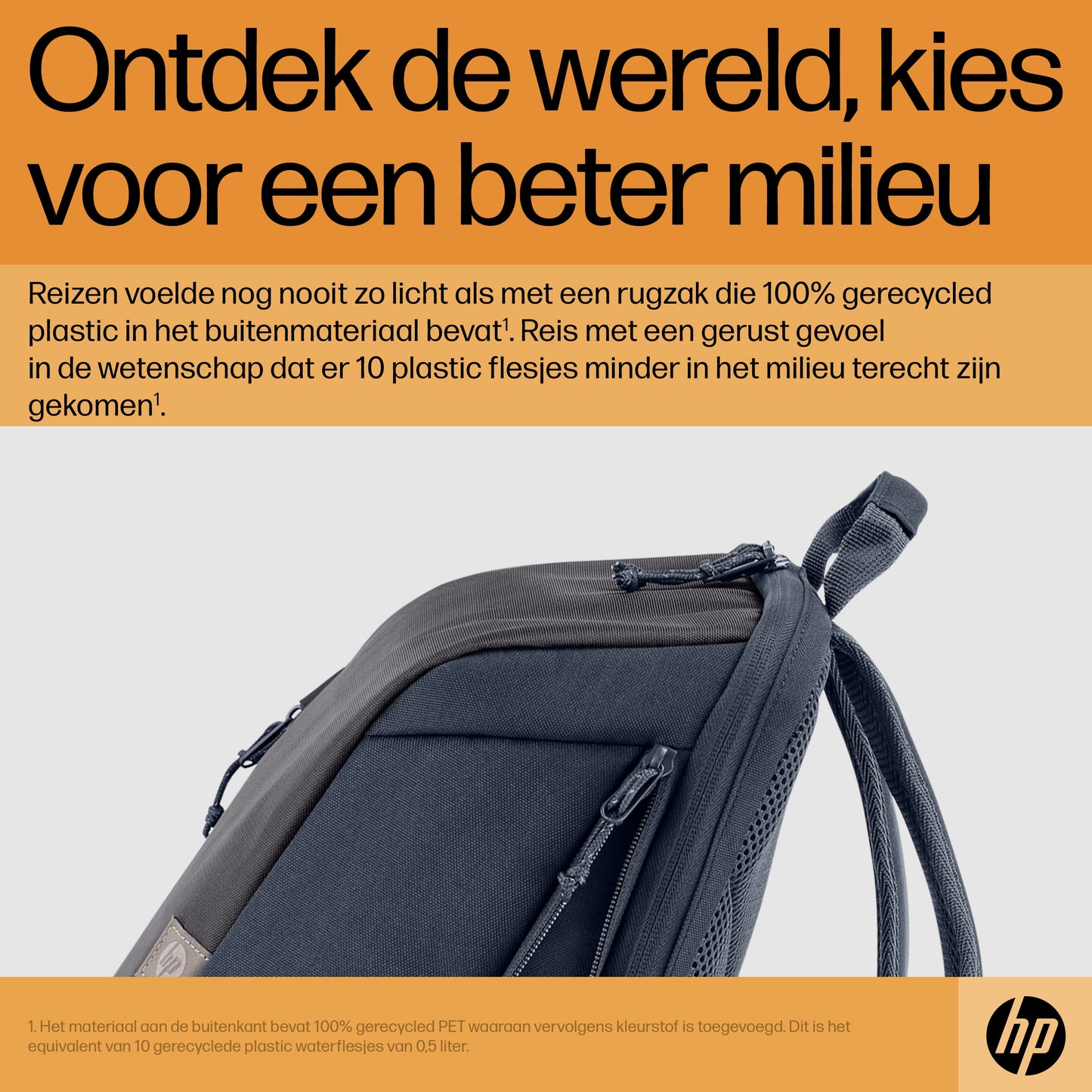 HP Travel 18L 15.6 Iron Grey Laptop Backpack