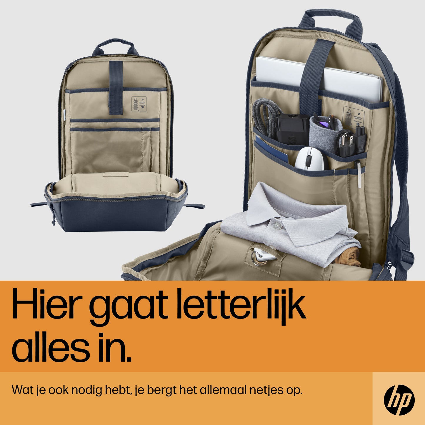 HP Travel 18L 15.6 Iron Grey Laptop Backpack