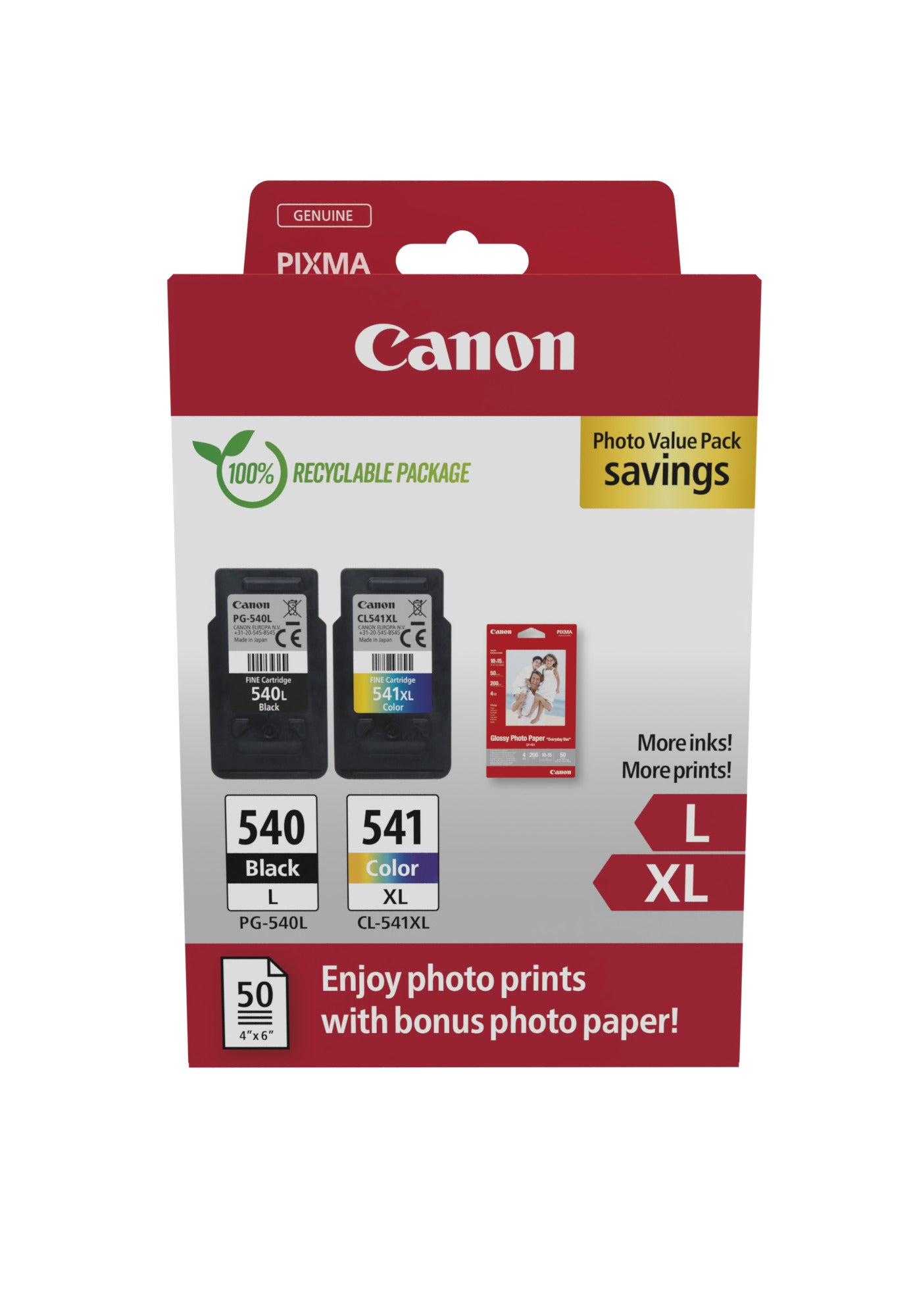 CANON PG540L/CL541XL PVP