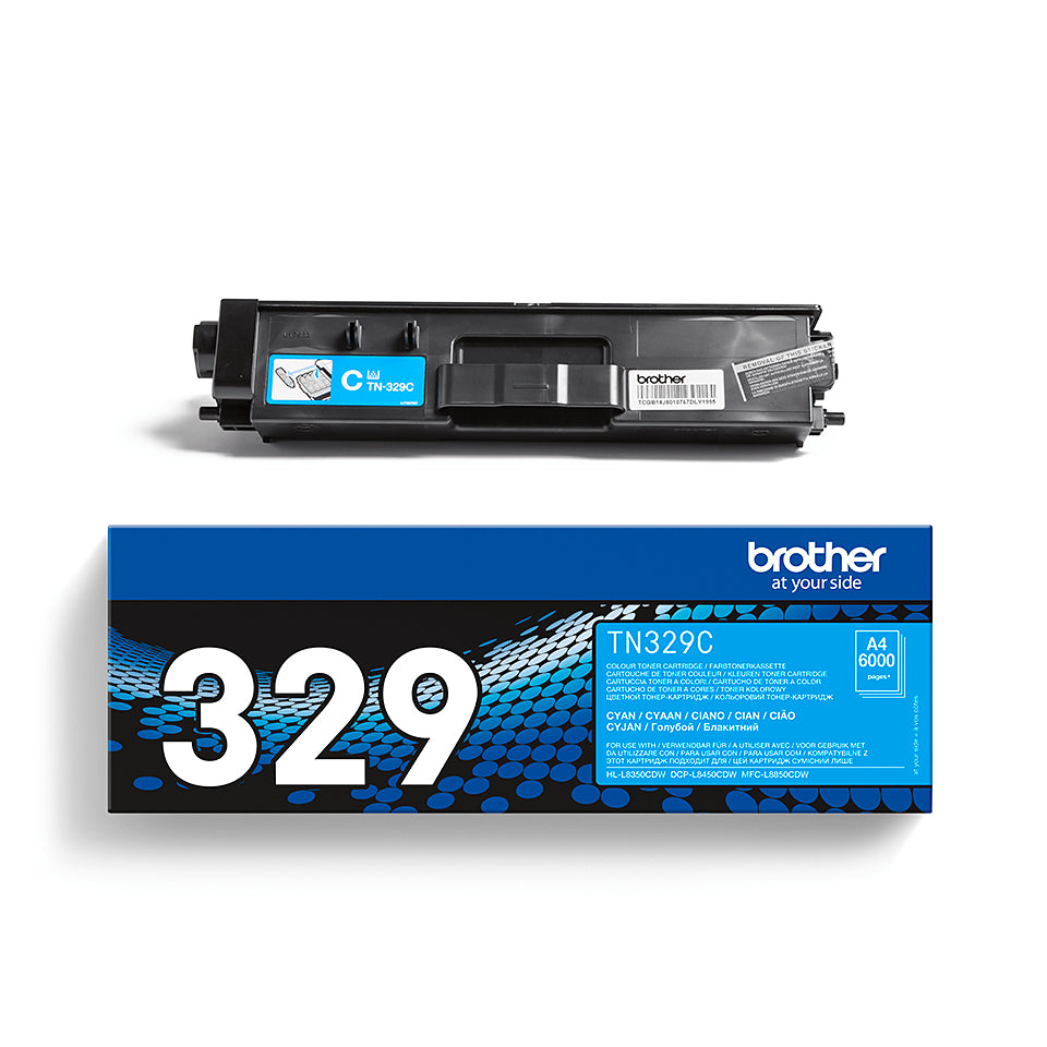 Brother TN329C toner cyaan