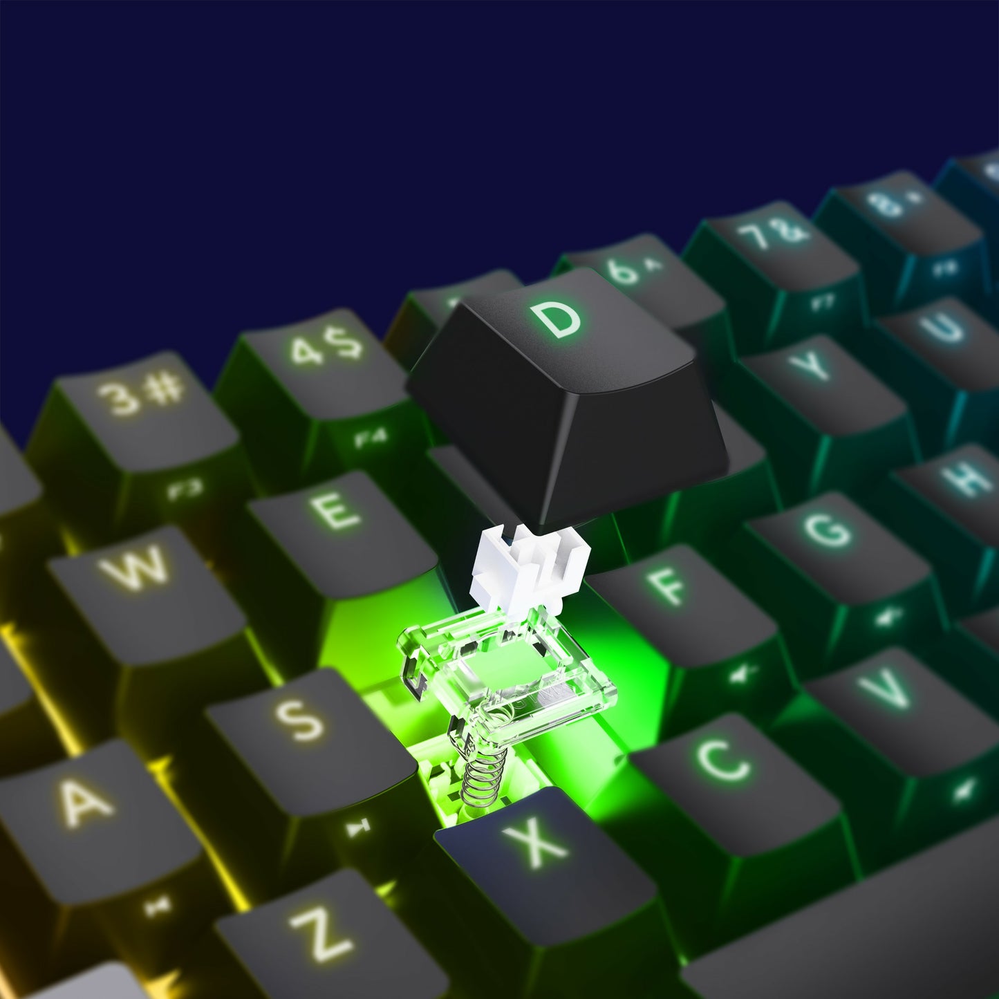 TRUST GXT867 ACIRA 60% MINI GAMING KEYBOARD BE
