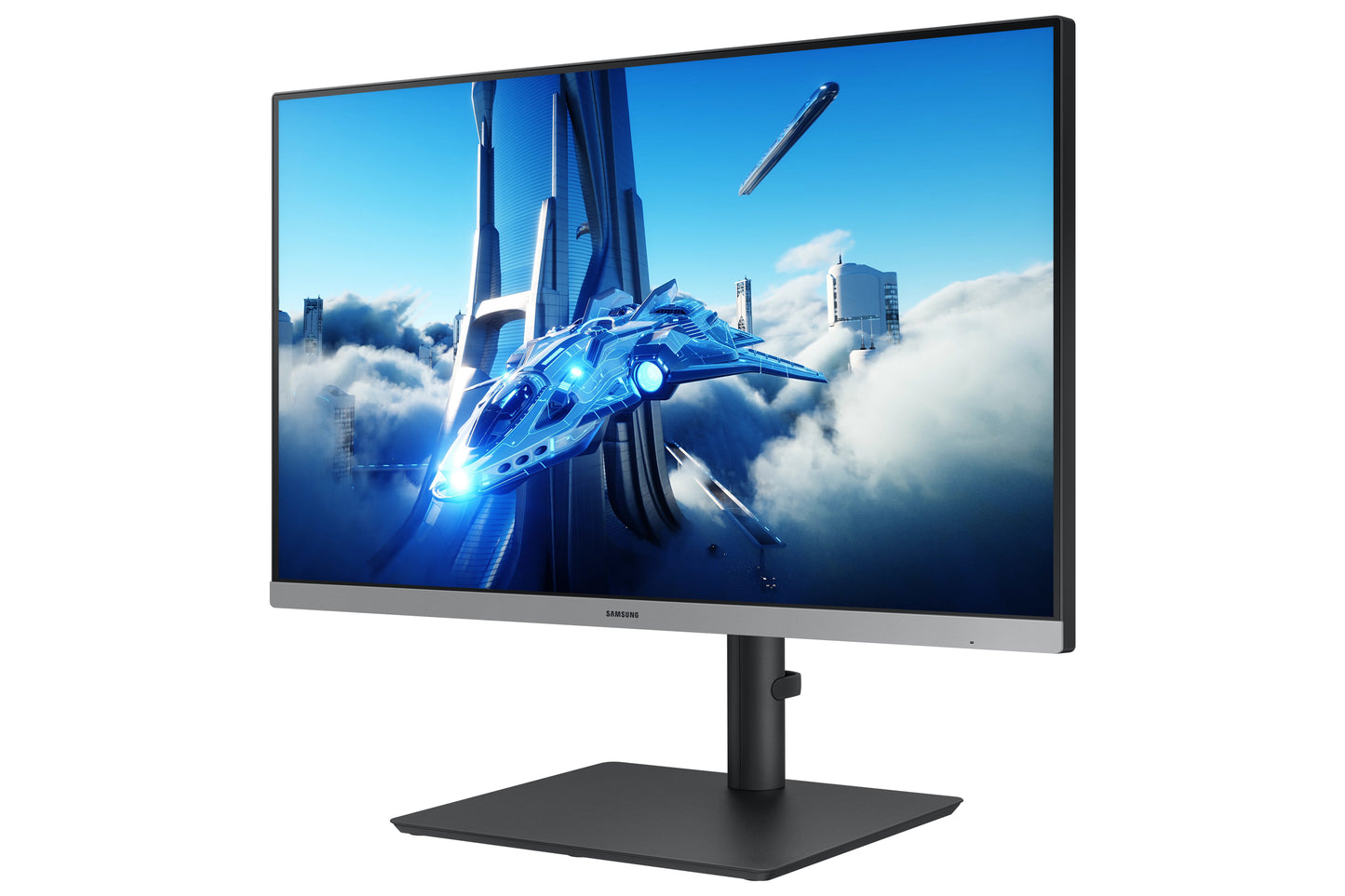 SAMSUNG S24C432 24inch Bezelless 16:9 1920x1080 IPS 4ms HAS/Swivel/Pivot Analog/HDMI/DP USB hub VESA DP+HDMI cable in the box