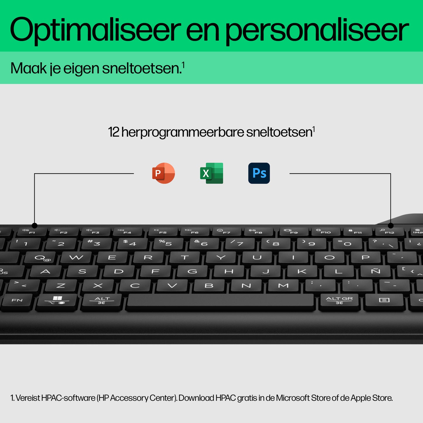 HP 475 Dual-Mode Wireless Keyboard (EN)