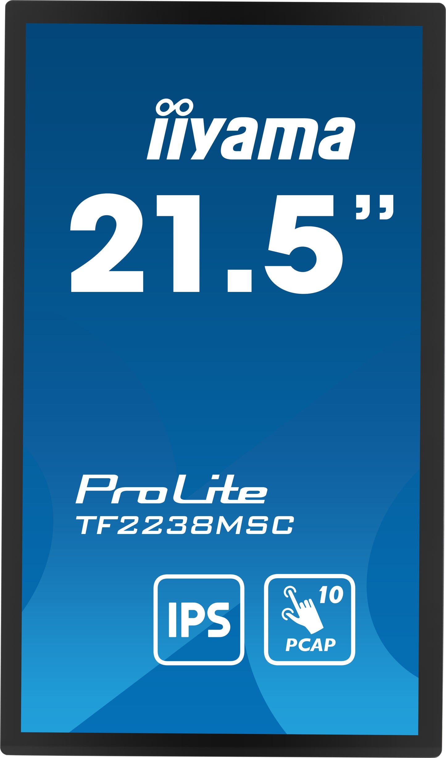 IIYAMA 22 W LCD Bonded Projective Capacitive 10-Points Touch Full HD Bezel Free IPS / Open Frame