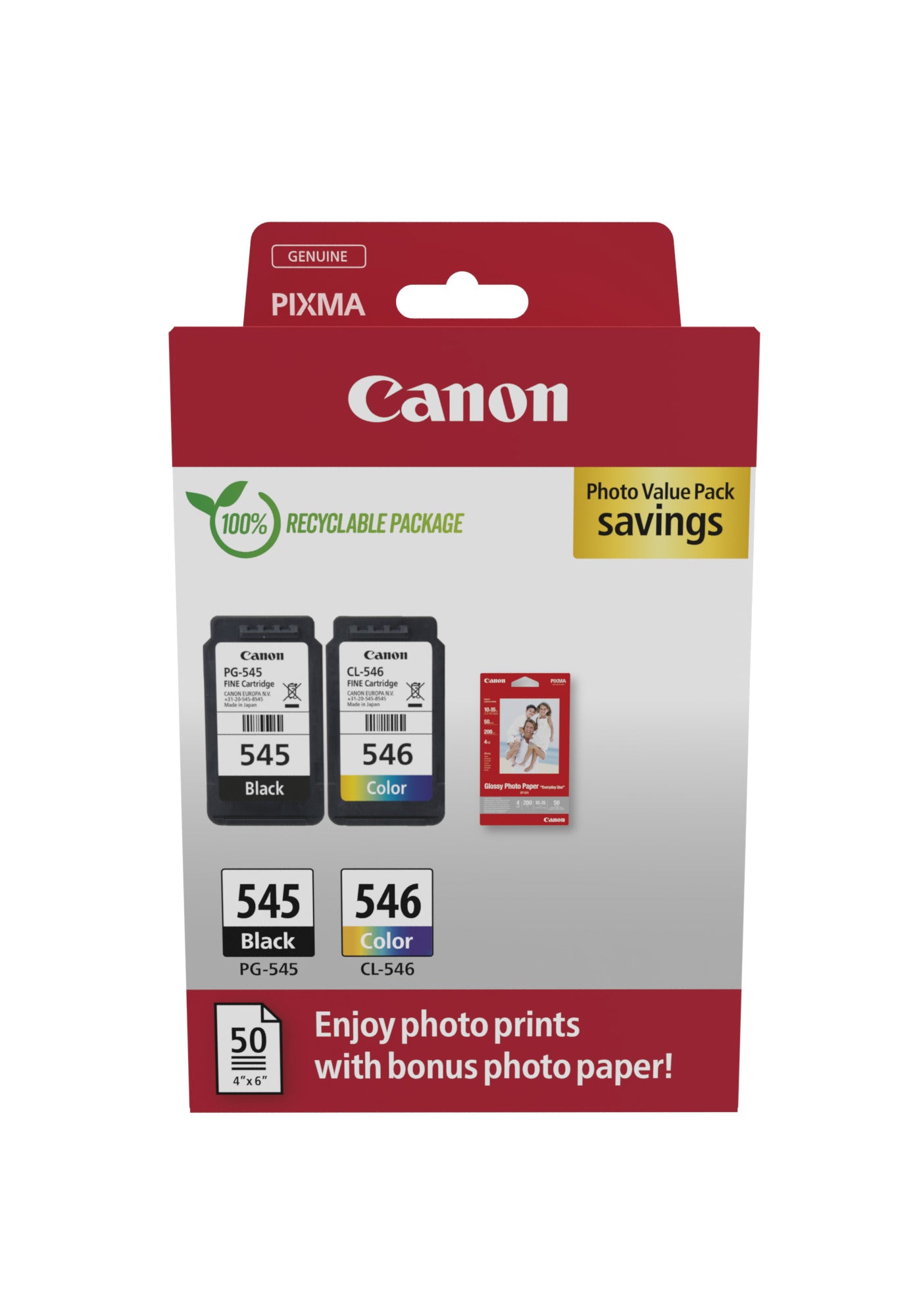 CANON PG-545/CL-546 PHOTO VALUE