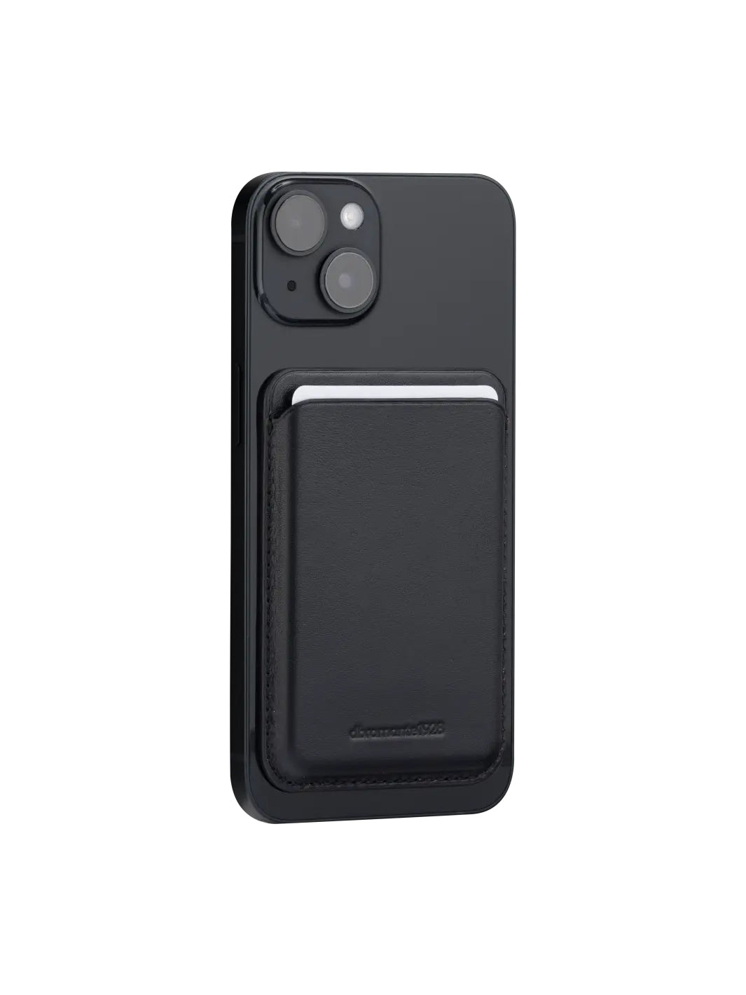 Leather wallet w MagSafe-BK