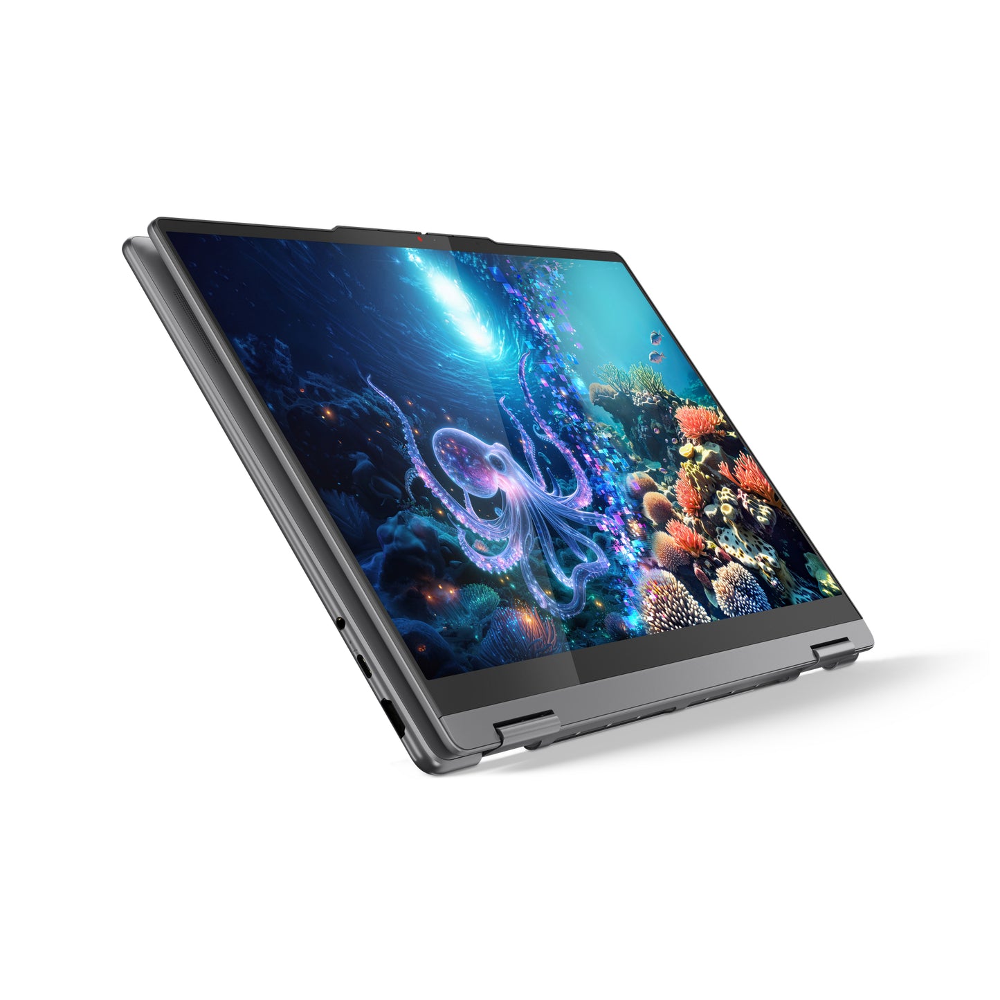 Lenovo Yoga 7 2-in-1 14ILL10, 14 WUXGA OLED, Intel Core Ultra 5 226V, 40 Npu Tops, 16GB, 512GB PCIe NVMe SSD, Intel Arc Graphics, W11H, Gre