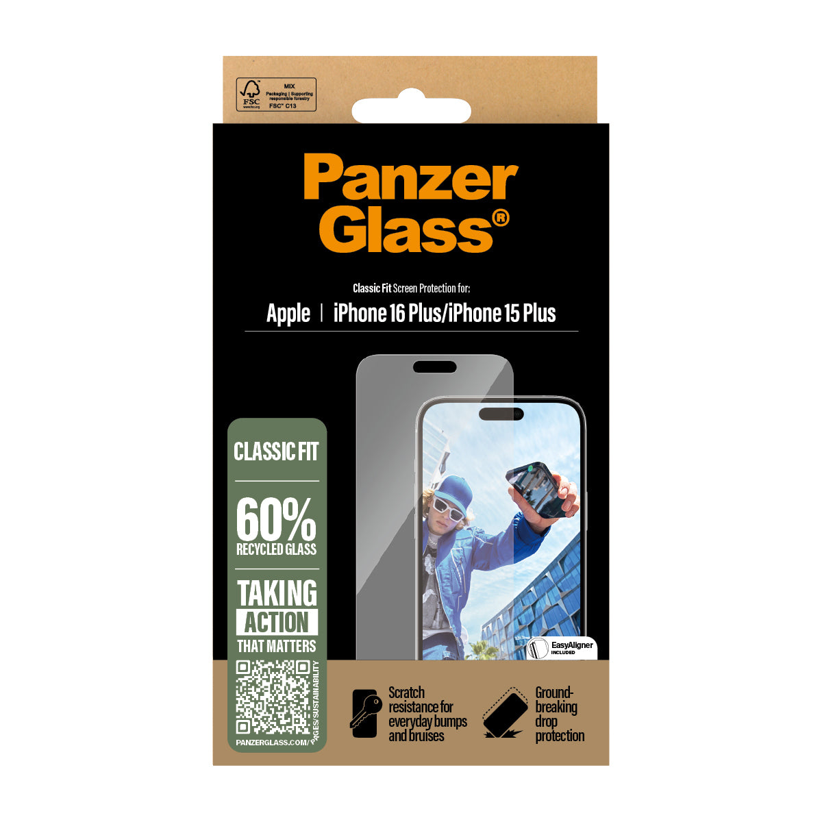 PG Scrn iPhone 16 6.7Inch Classic Fit 2875