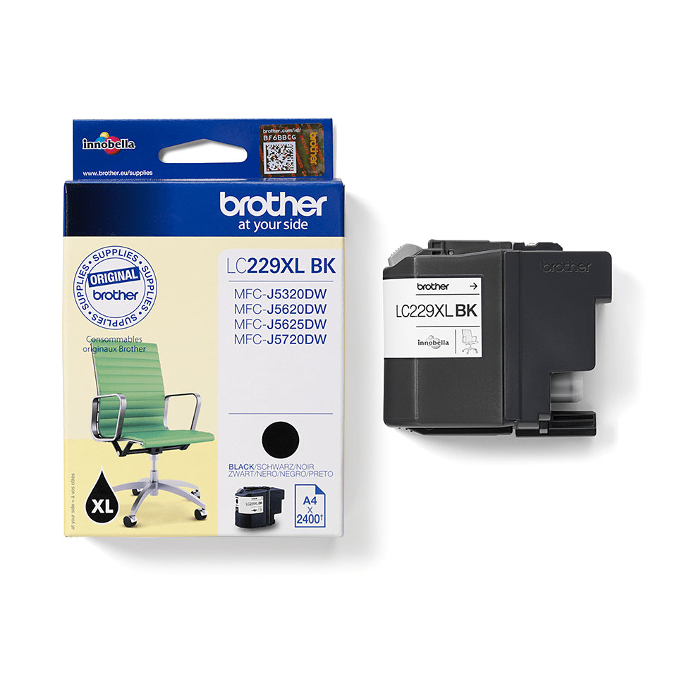 Brother LC229XLBK inktcartridge zwart