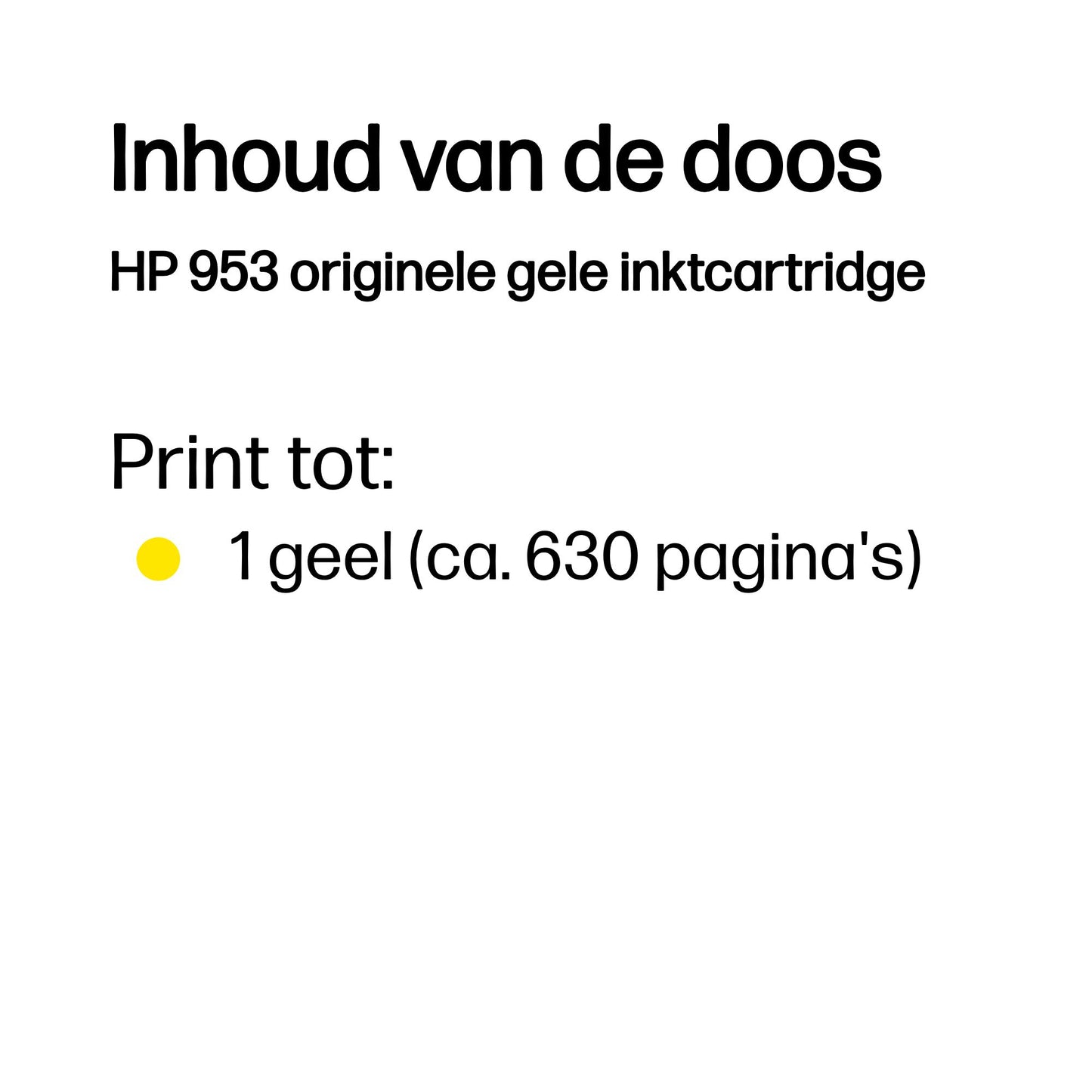 HP 953 Yellow Original Ink Cartridge