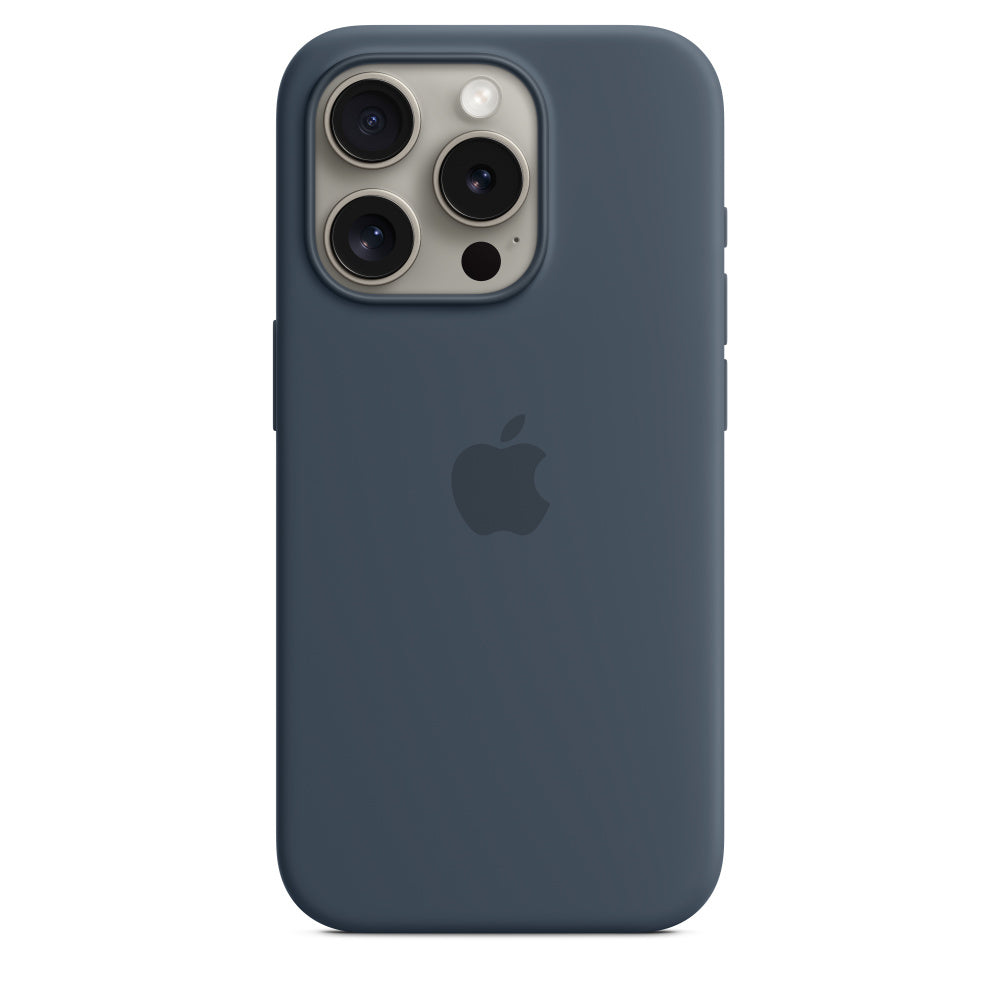 Apple iPhone 15 Pro Sil Case MS Blue