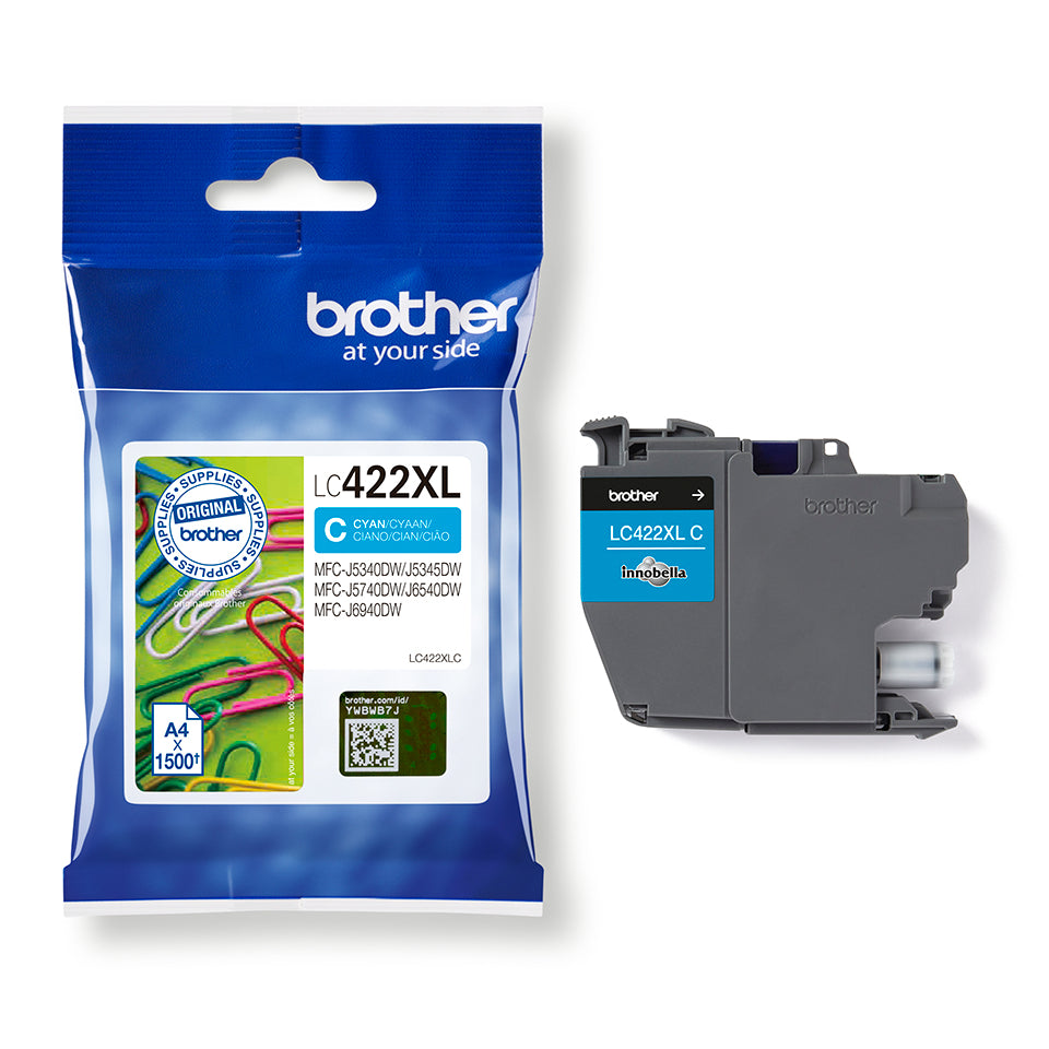 Cyan Ink Cartridge . Single Blister Pack. Prints about 1500 pages.