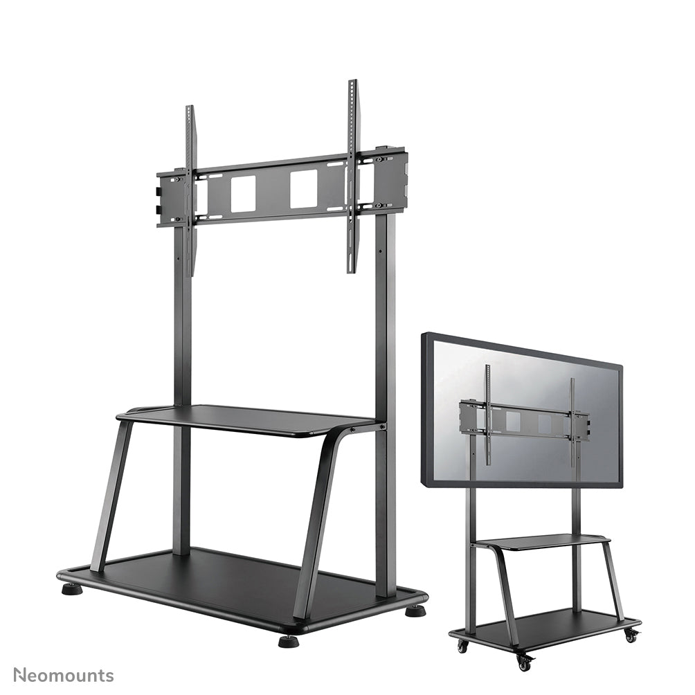 Mobile Flat Screen Floor Stand (stand+trolley) (height: 137-162 cm) box 1/2