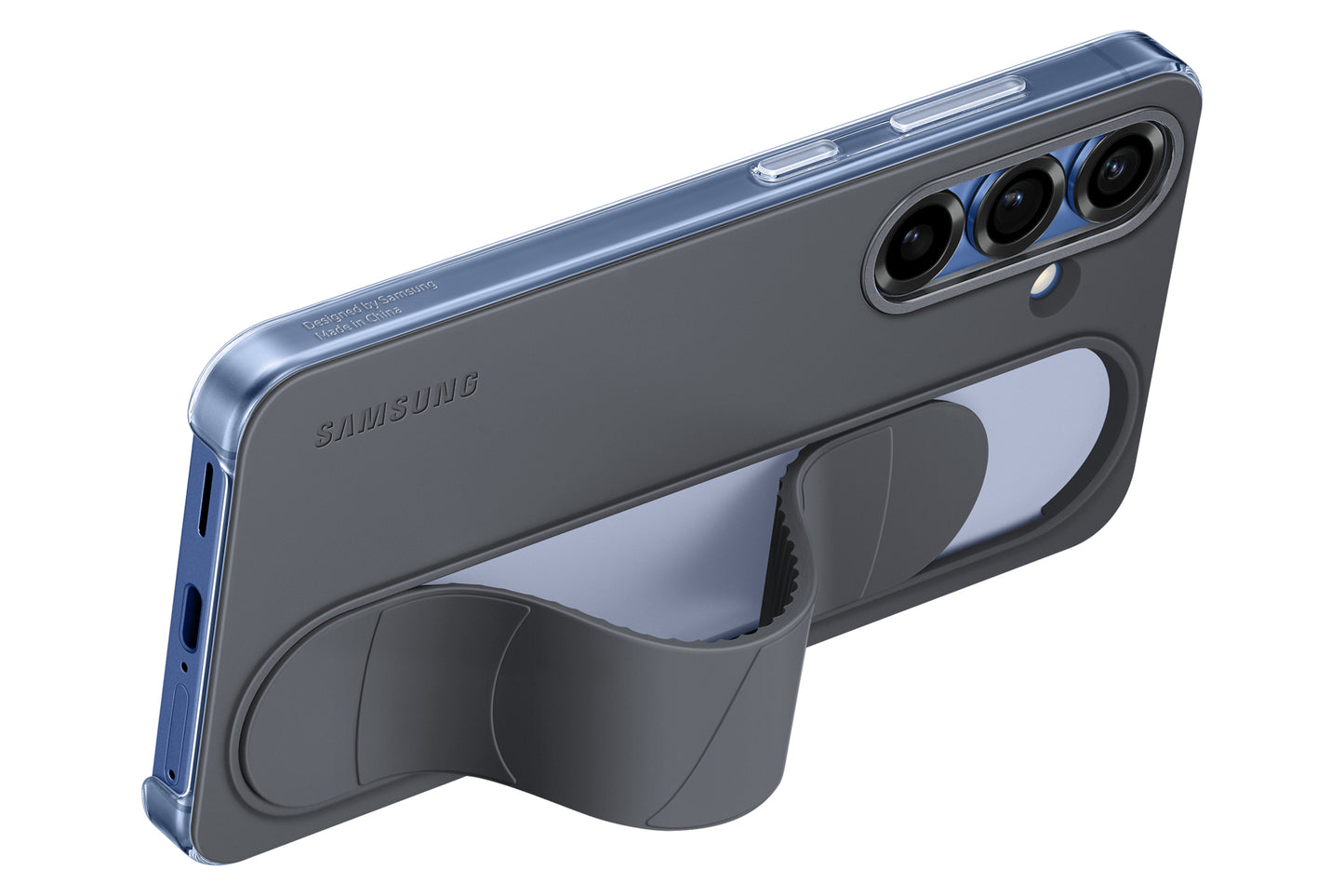Samsung Standing Grip Case Zwart Samsung Galaxy S25