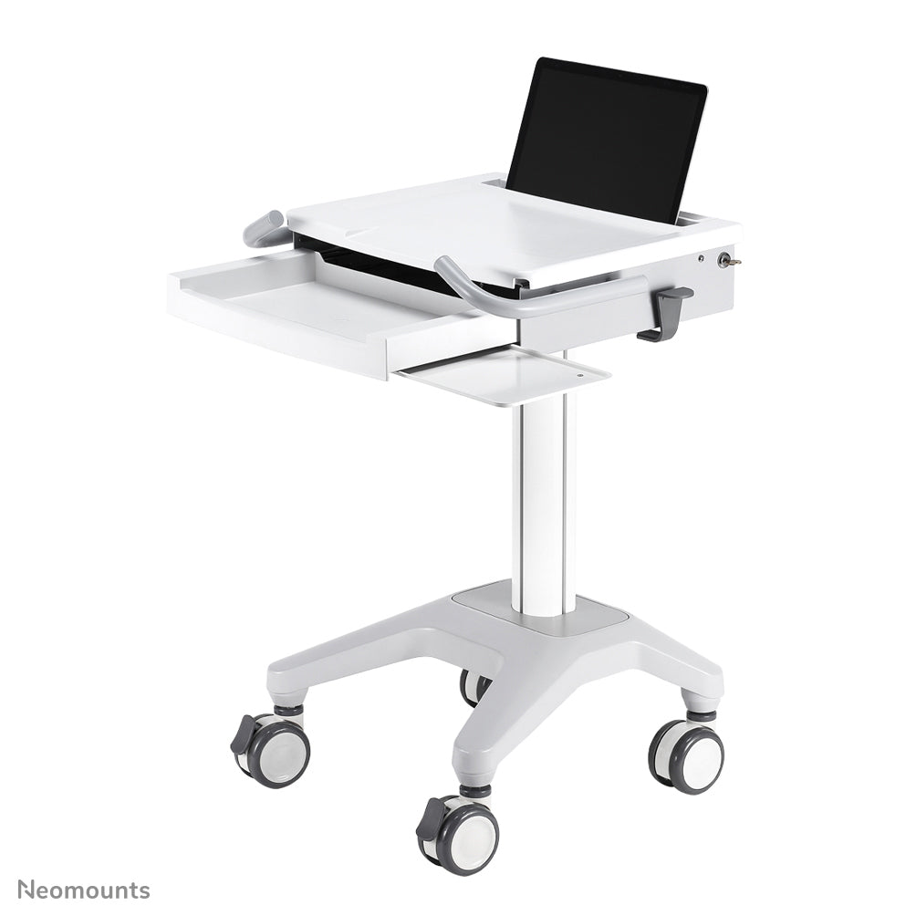Mobile Laptop Cart, incl. keyboard & mouse drawer