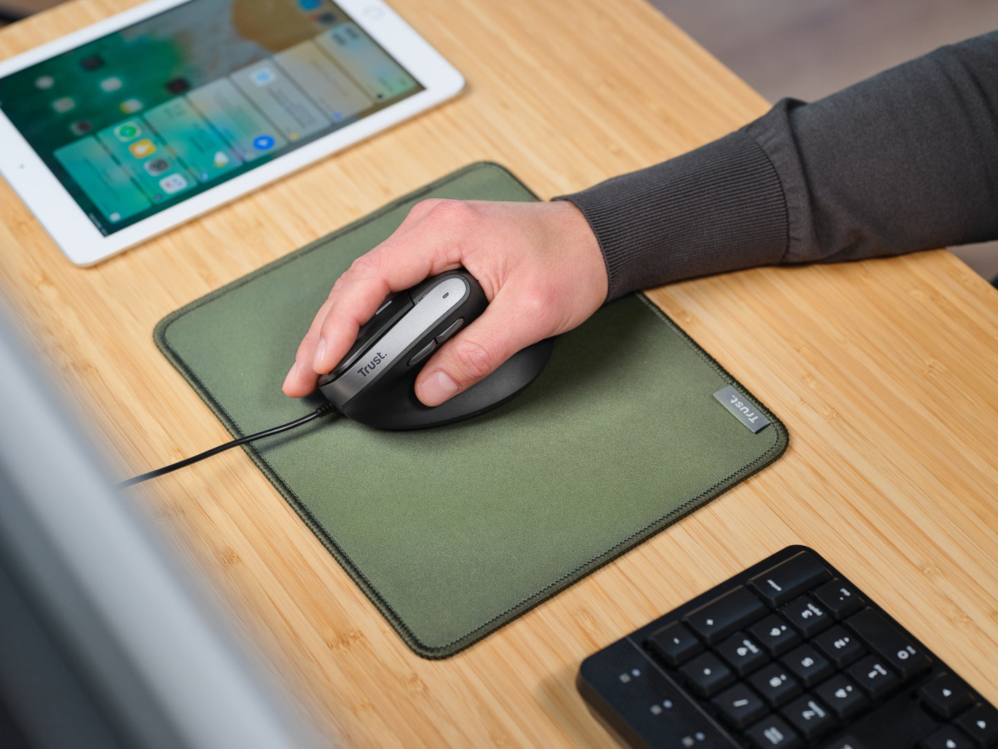 TRUST BAYO II ERGONOMIC MOUSE BLK