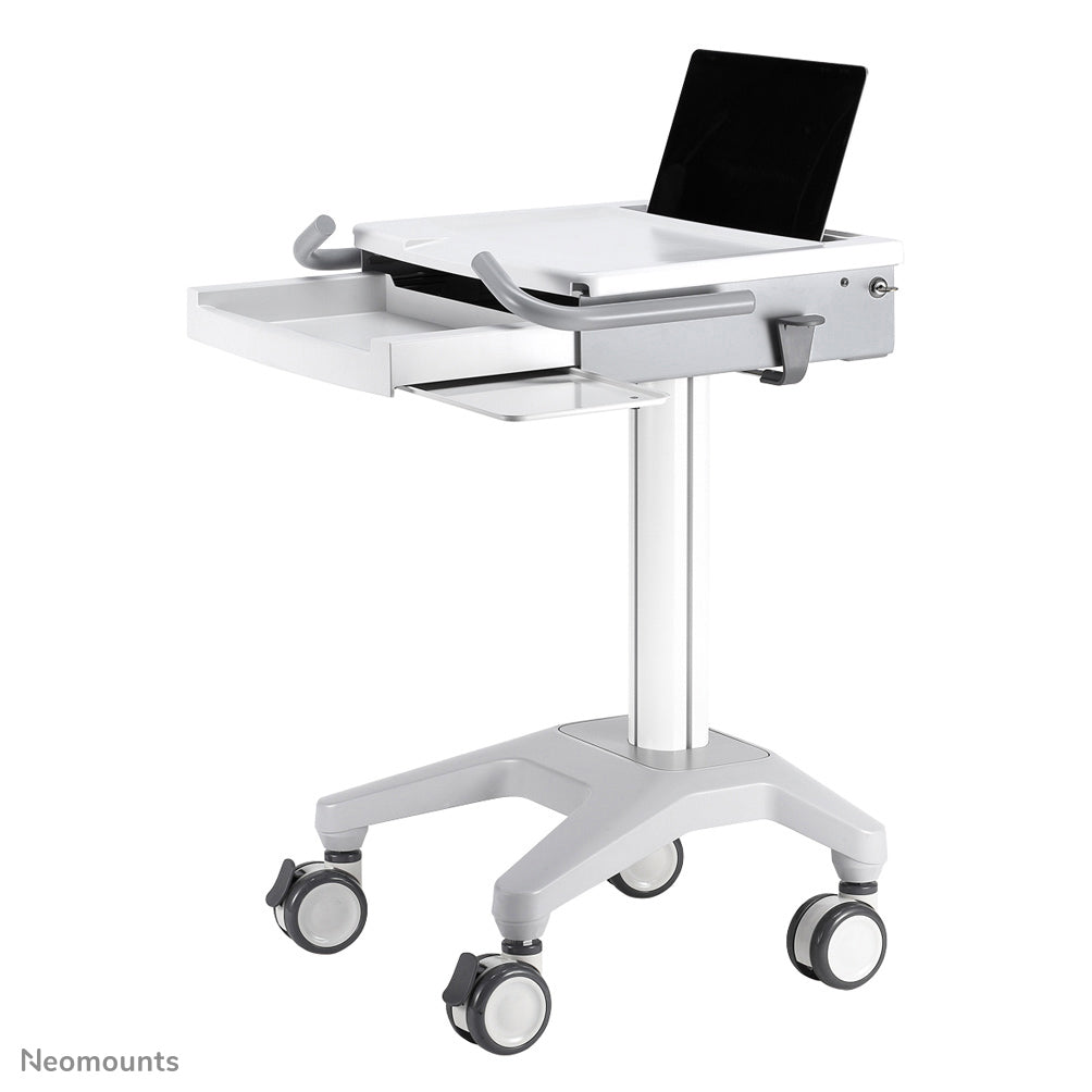 Mobile Laptop Cart, incl. keyboard & mouse drawer