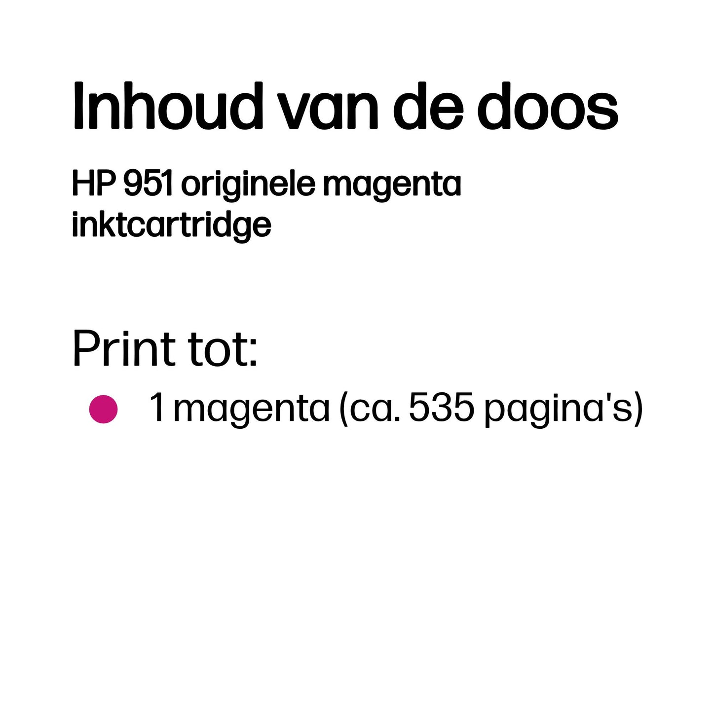 HP 951 Magenta Original Ink Cartridge