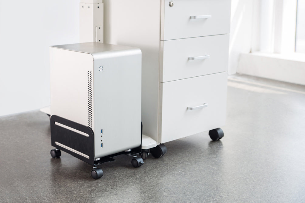 CPU Holder (mobile / width: 12-21 cm) Black 10 kilo