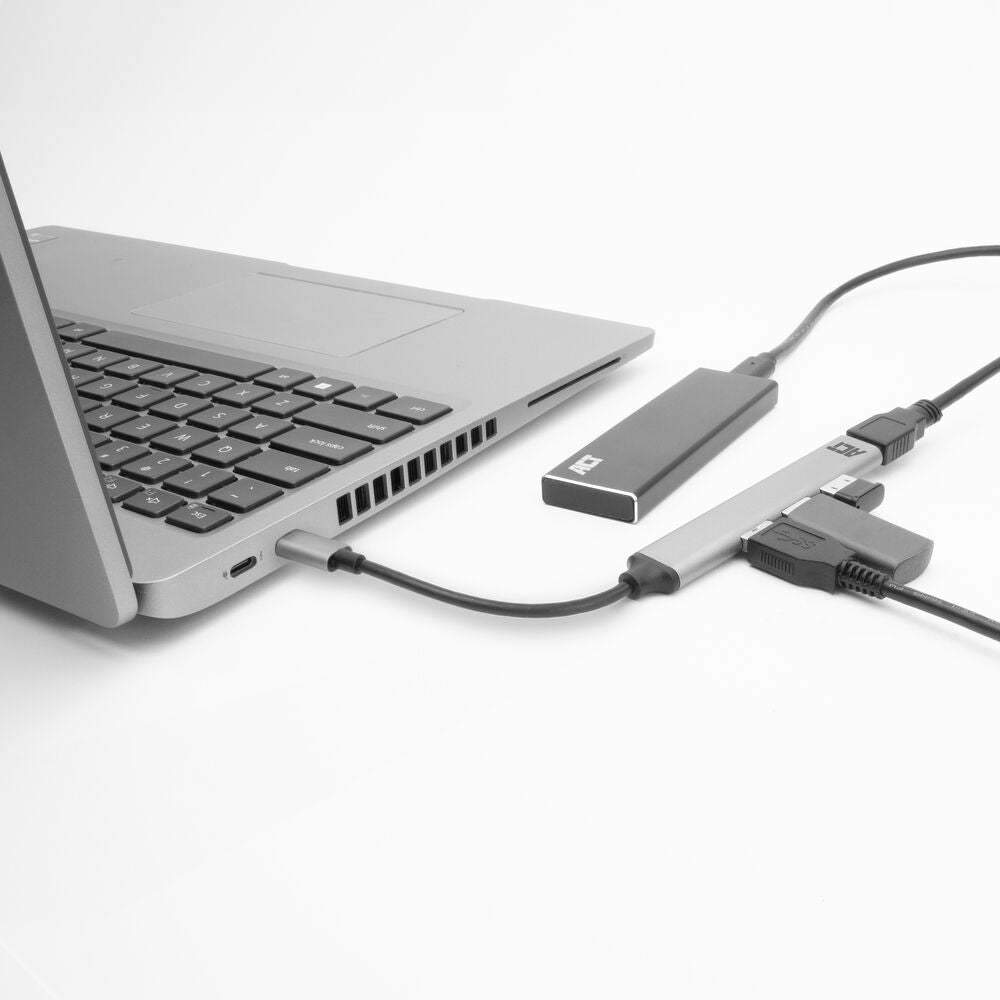 ACT USB-C hub, 3x USB 2.0 en 1x USB 3.0